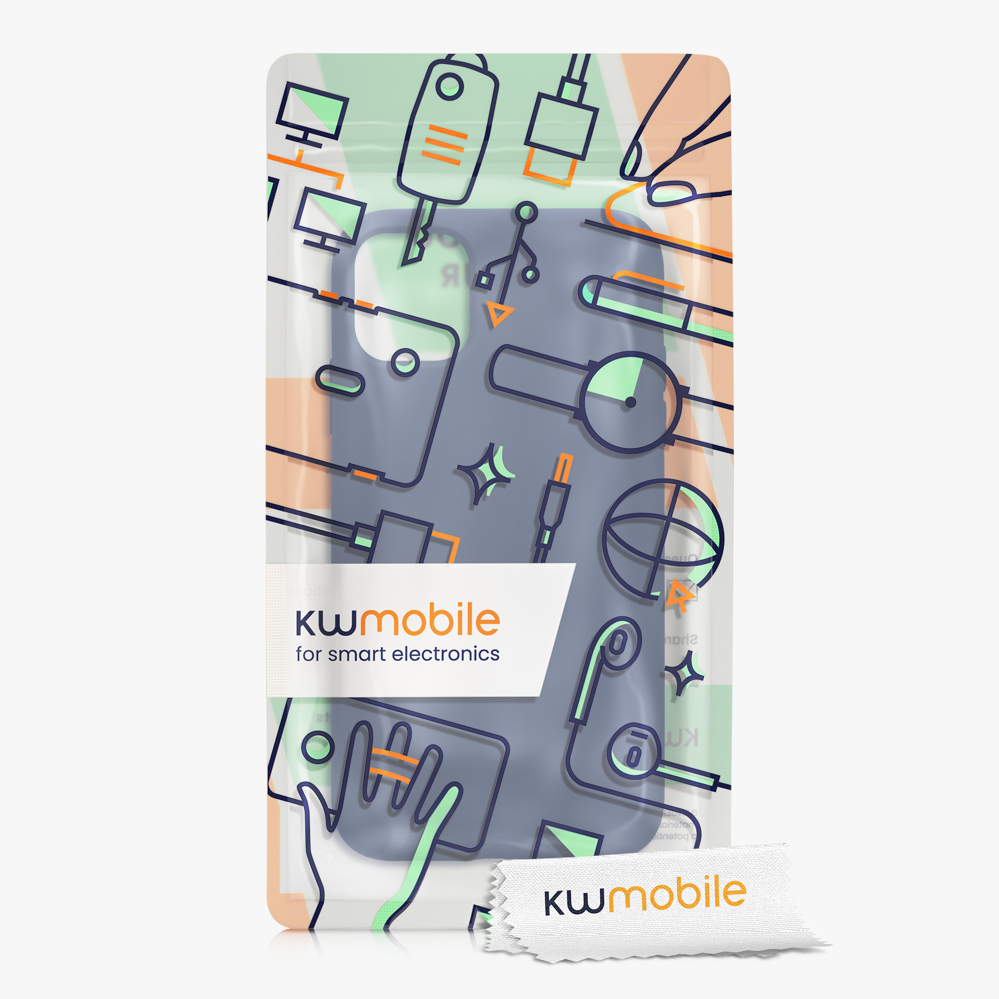 Kryt na mobil kwmobile iPhone 11 Case - námořnická modrá