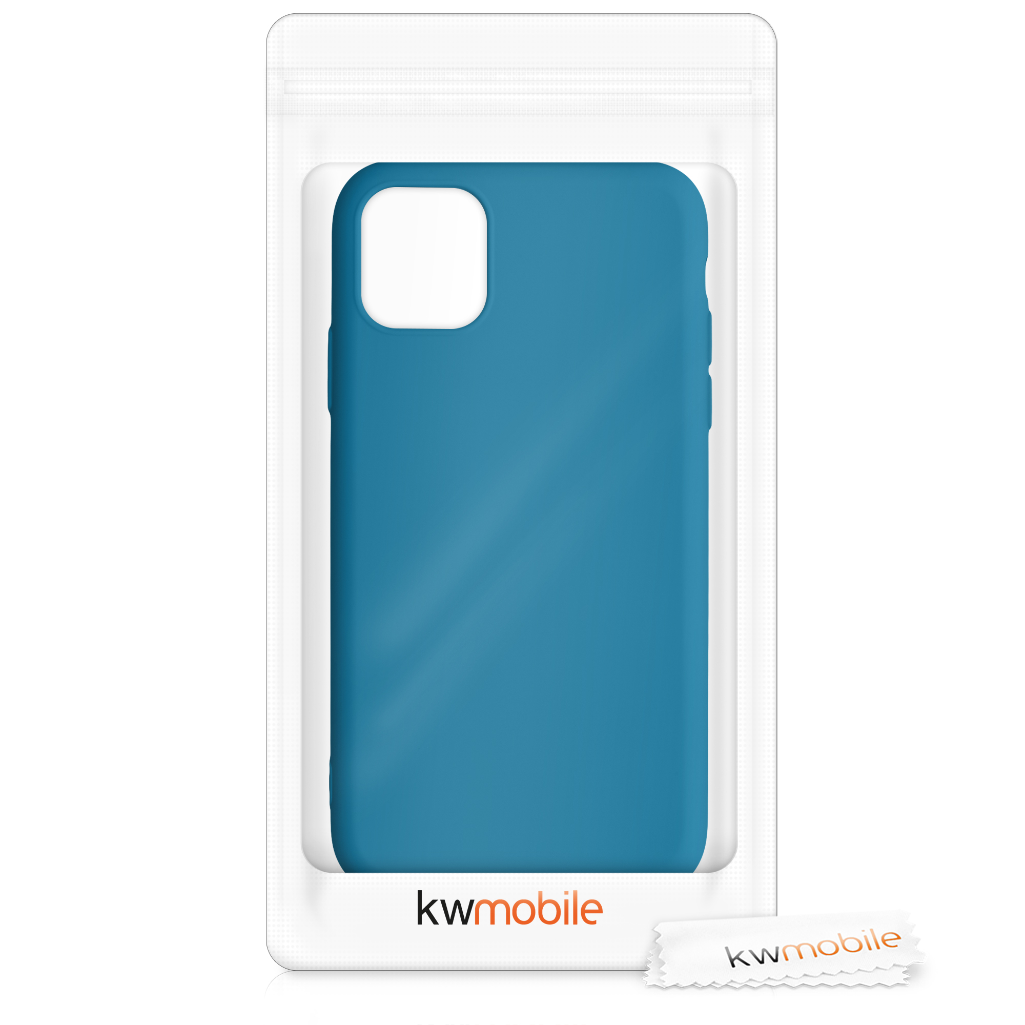 Kryt na mobil kwmobile iPhone 11 Case - karibská modrá