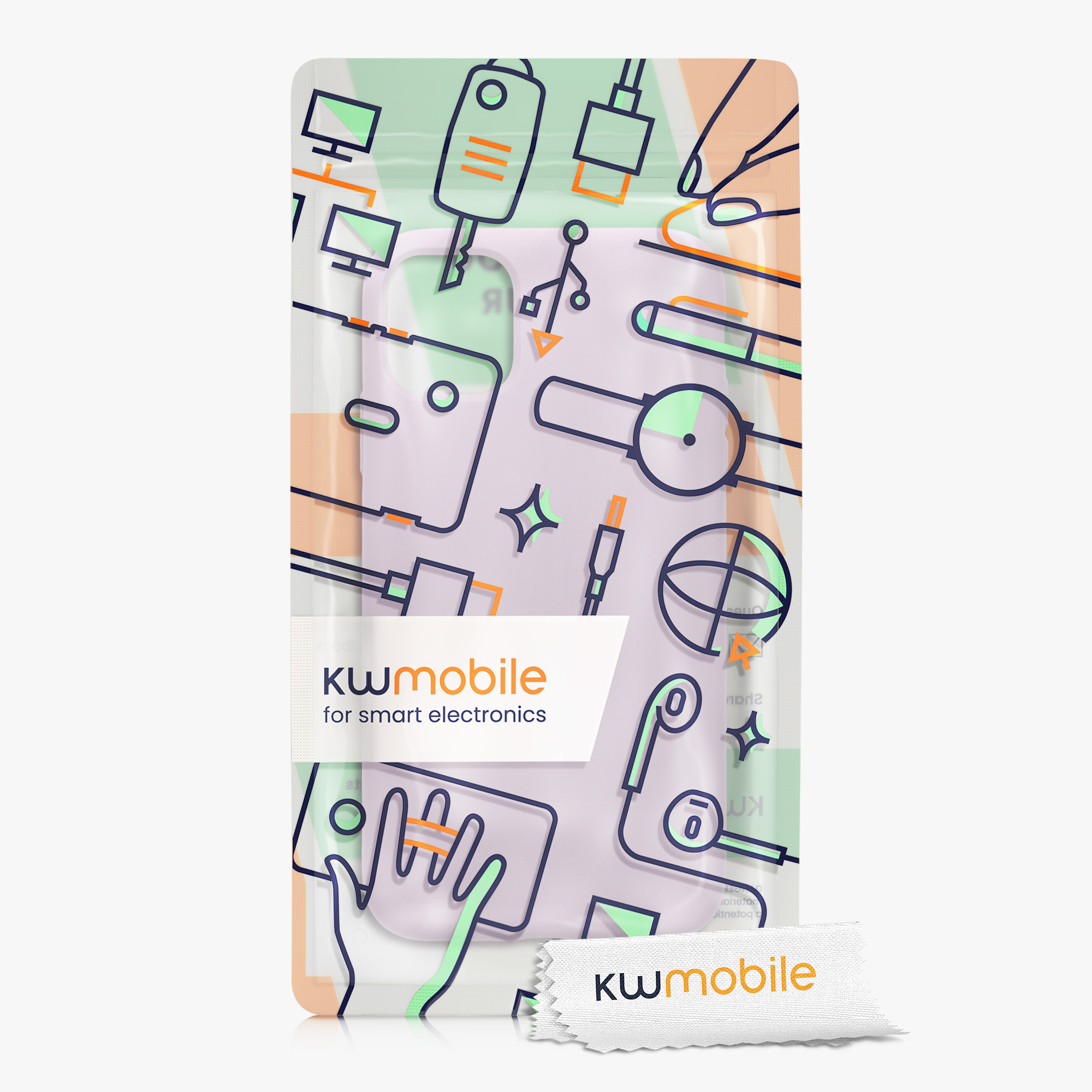 Kryt na mobil kwmobile iPhone 11 Case - Nude Lilac