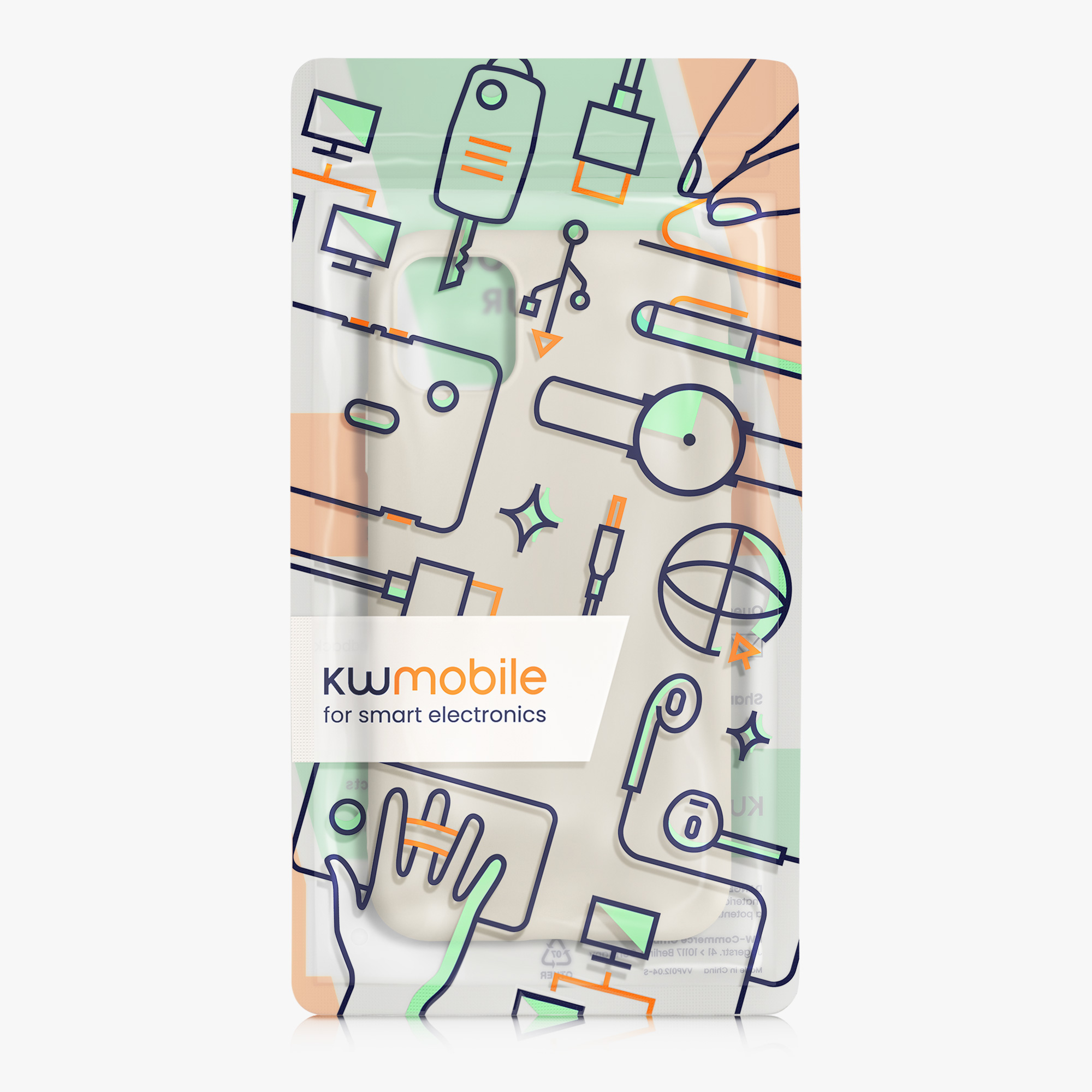 Kryt na mobil kwmobile iPhone 11 Case - krémová