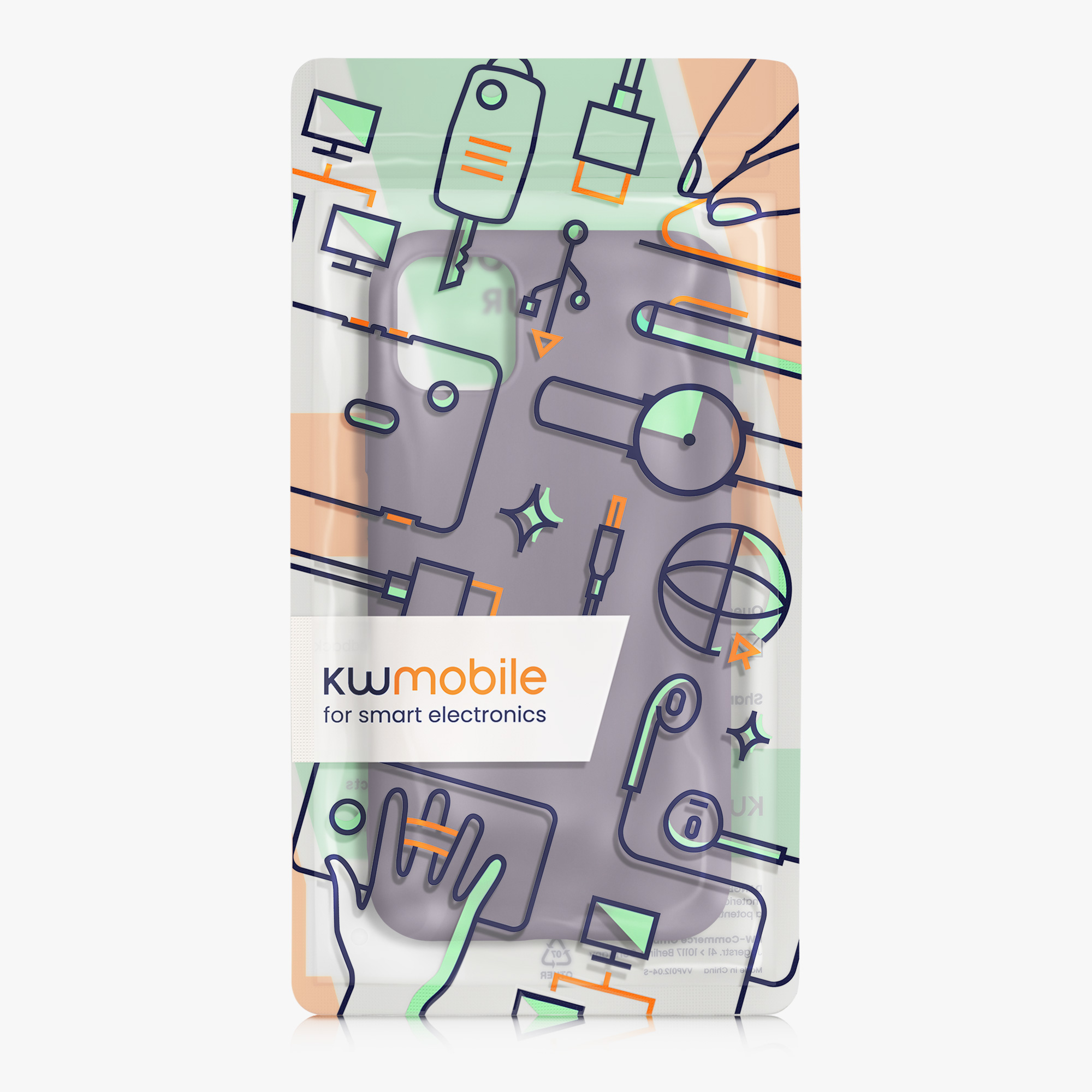 Kryt na mobil kwmobile iPhone 11 Case - Pale Iris