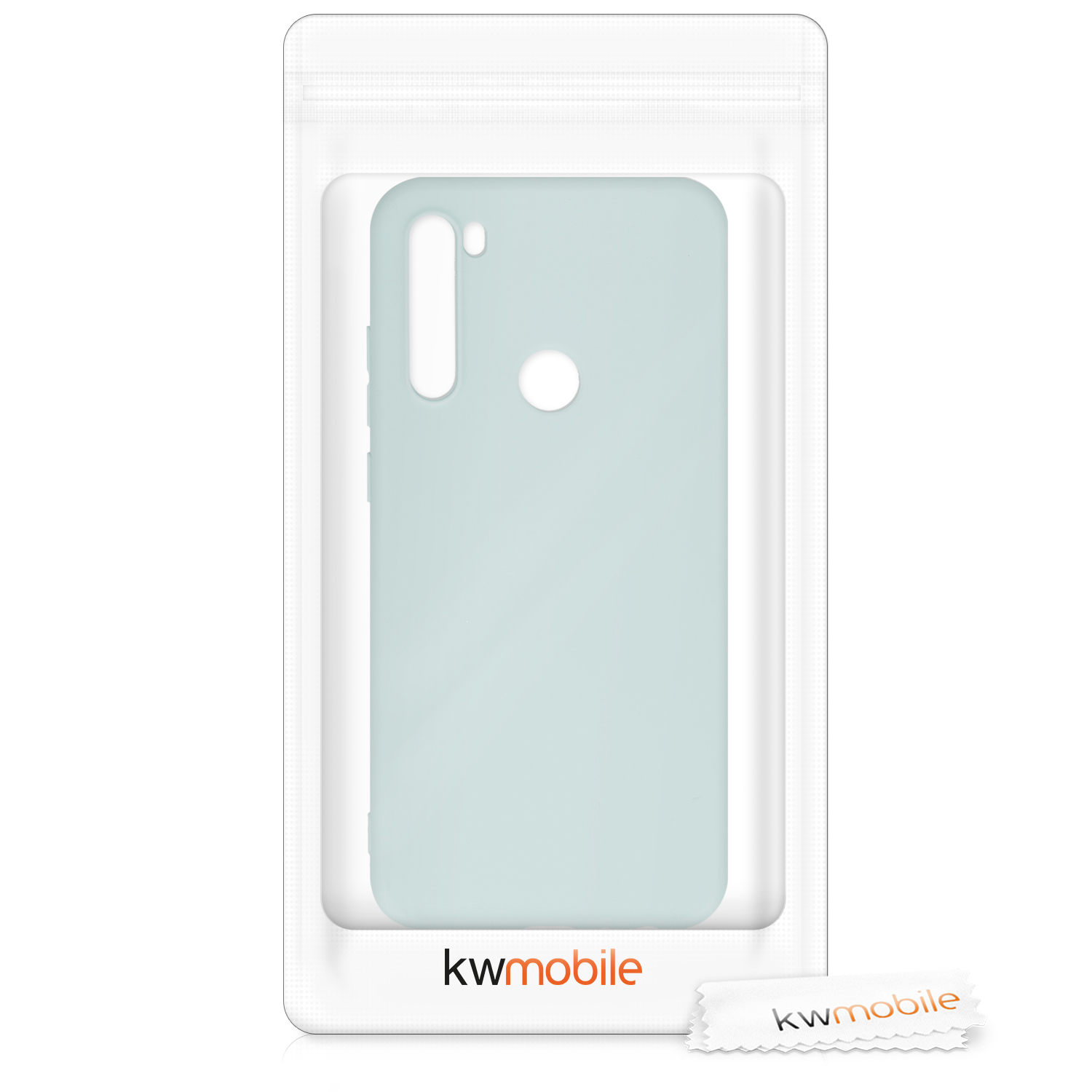 TPU kryt kwmobile pro Xiaomi Redmi Note 8T - studená mátová