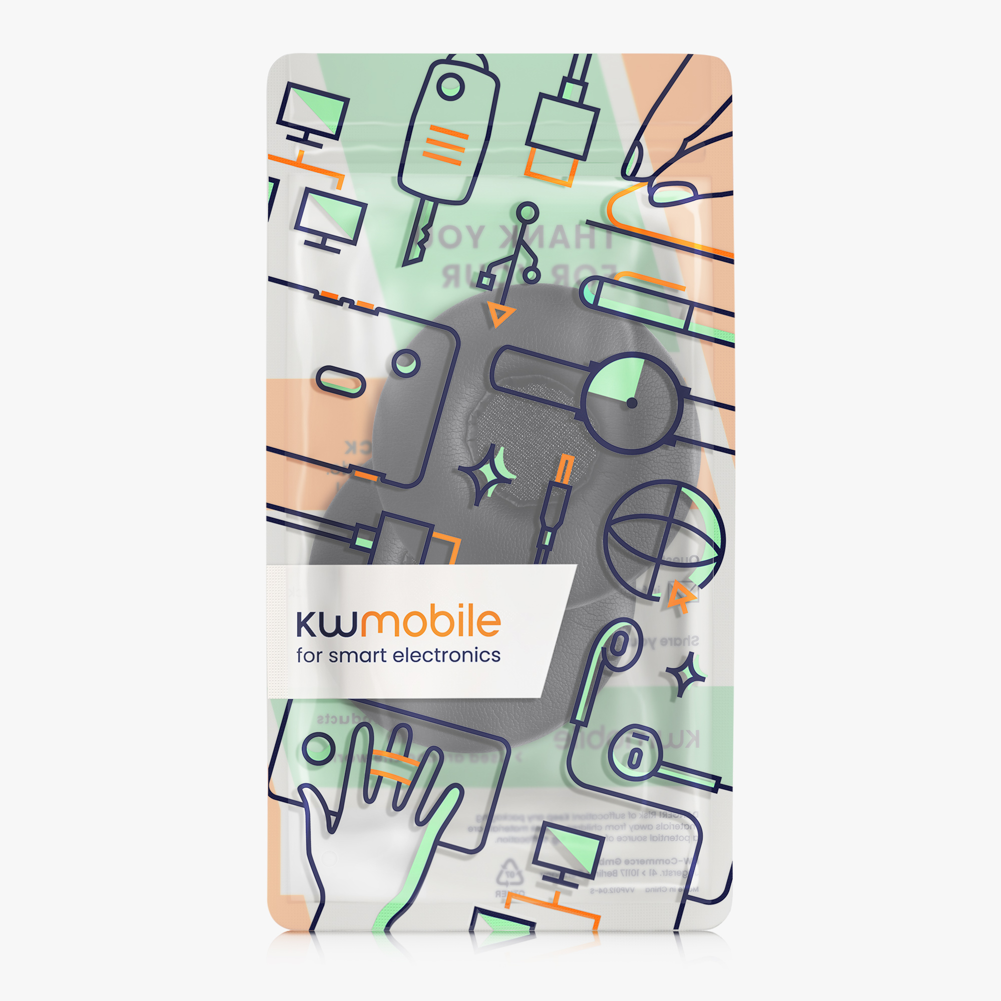 Kwmobile Příslušenství AKG N60NC Wired černá