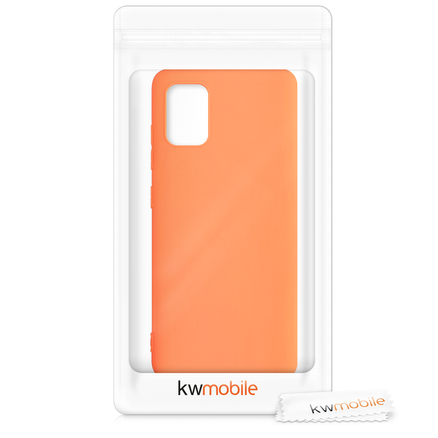 Kryt na mobil Samsung Galaxy A51 kwmobile TPU Ovocná oranžová
