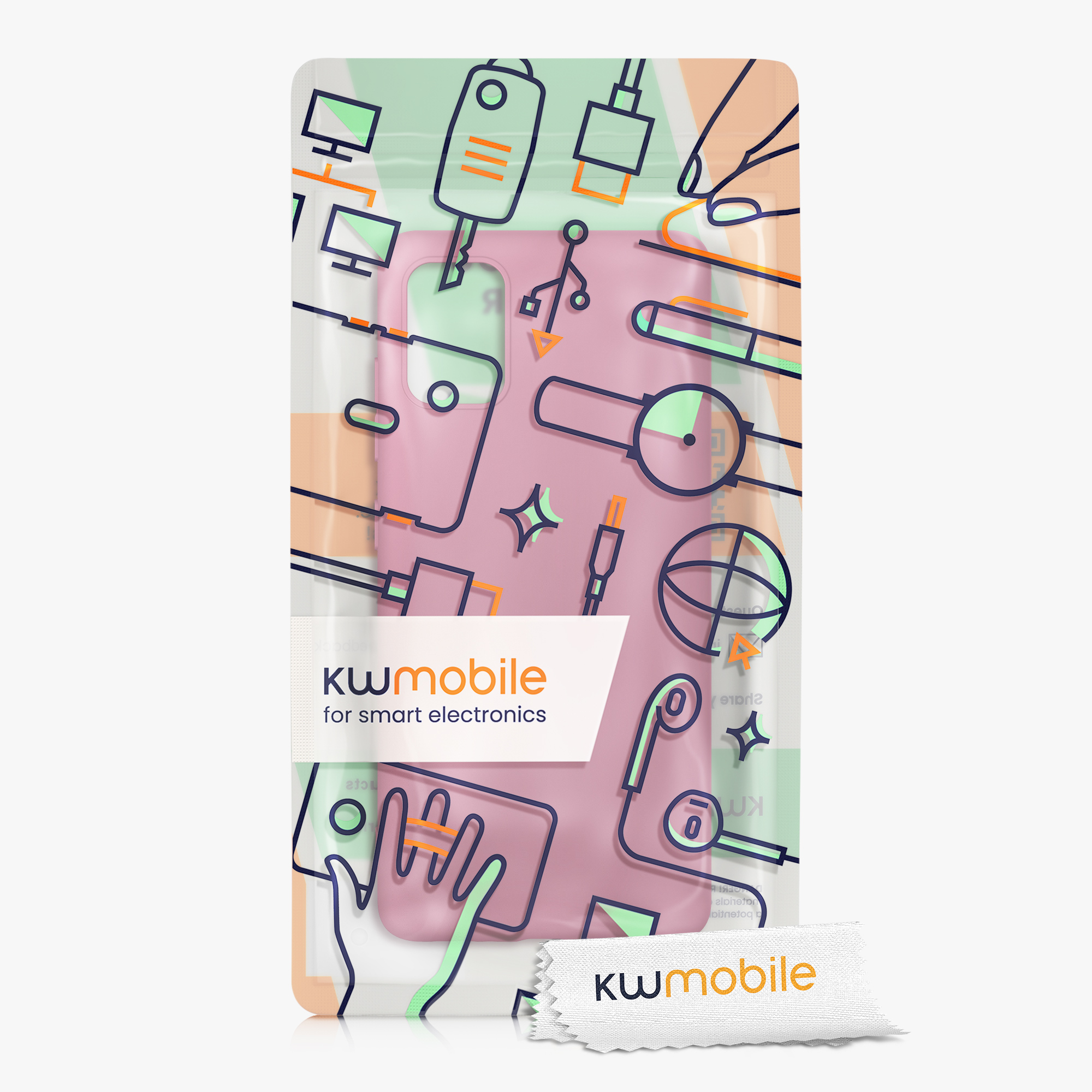 Kryt na mobil Samsung Galaxy A51 kwmobile TPU Tmavě růžová