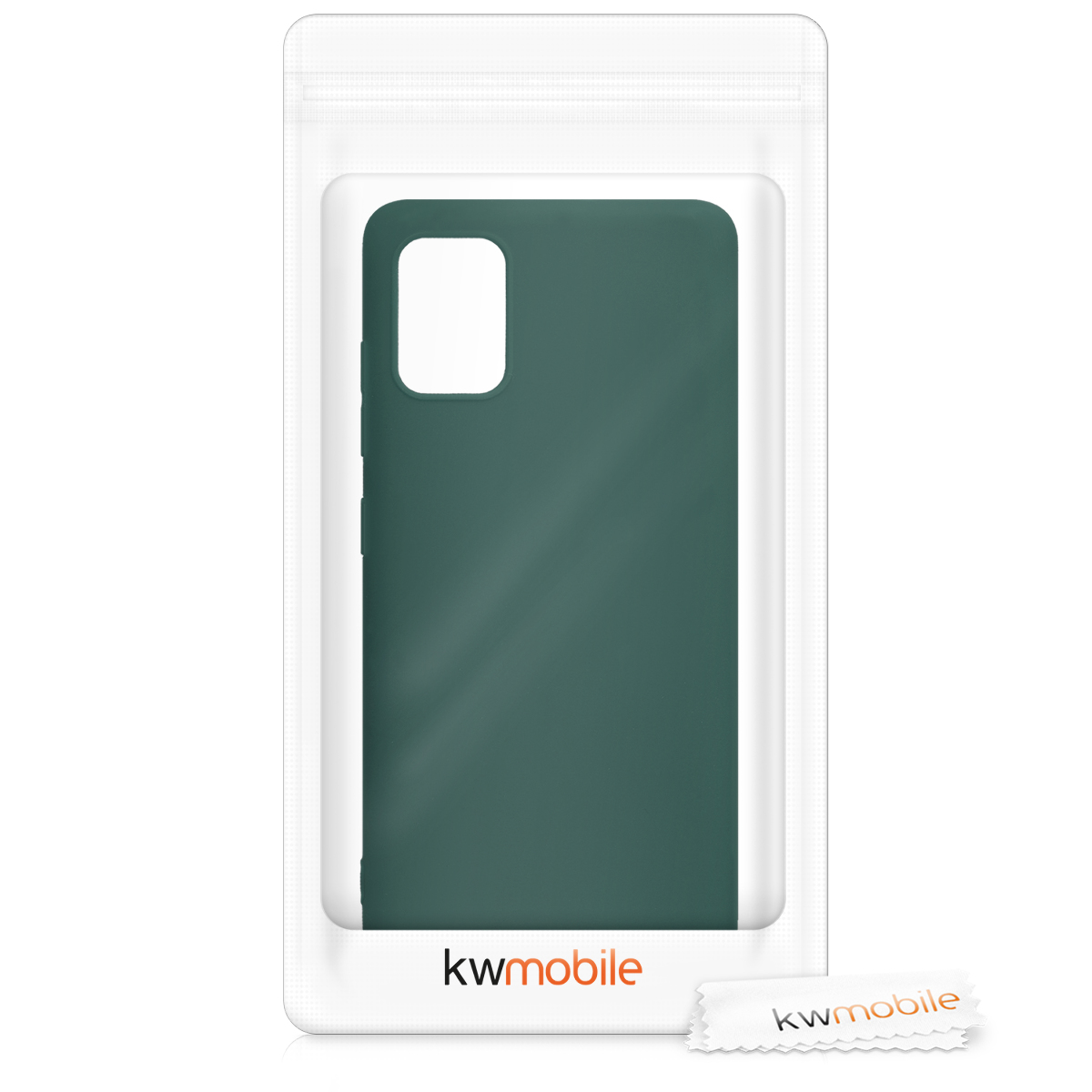 Kryt na mobil Samsung Galaxy A51 kwmobile TPU Mechová zelená