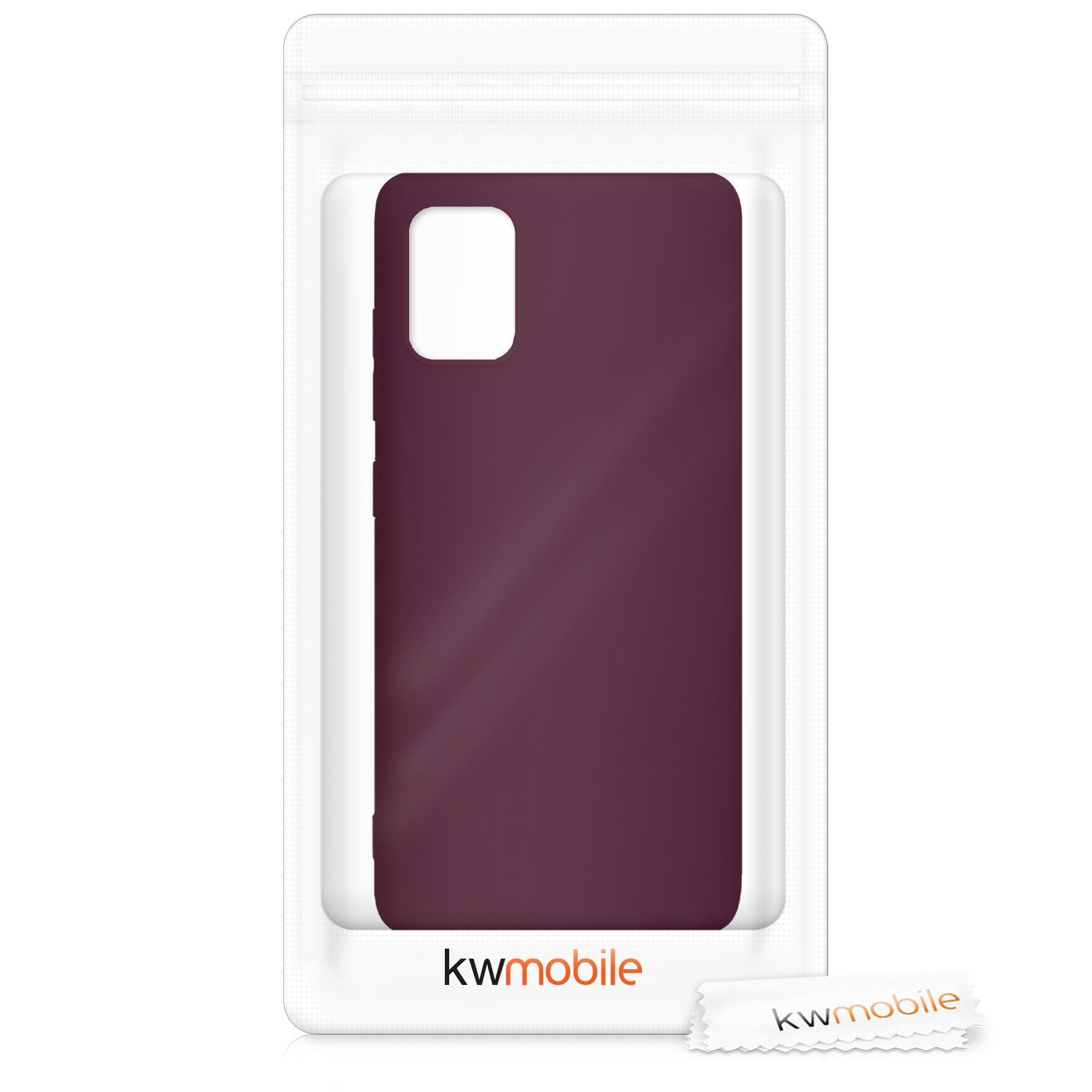 Kryt na mobil Samsung Galaxy A51 kwmobile TPU Bordeaux fialová