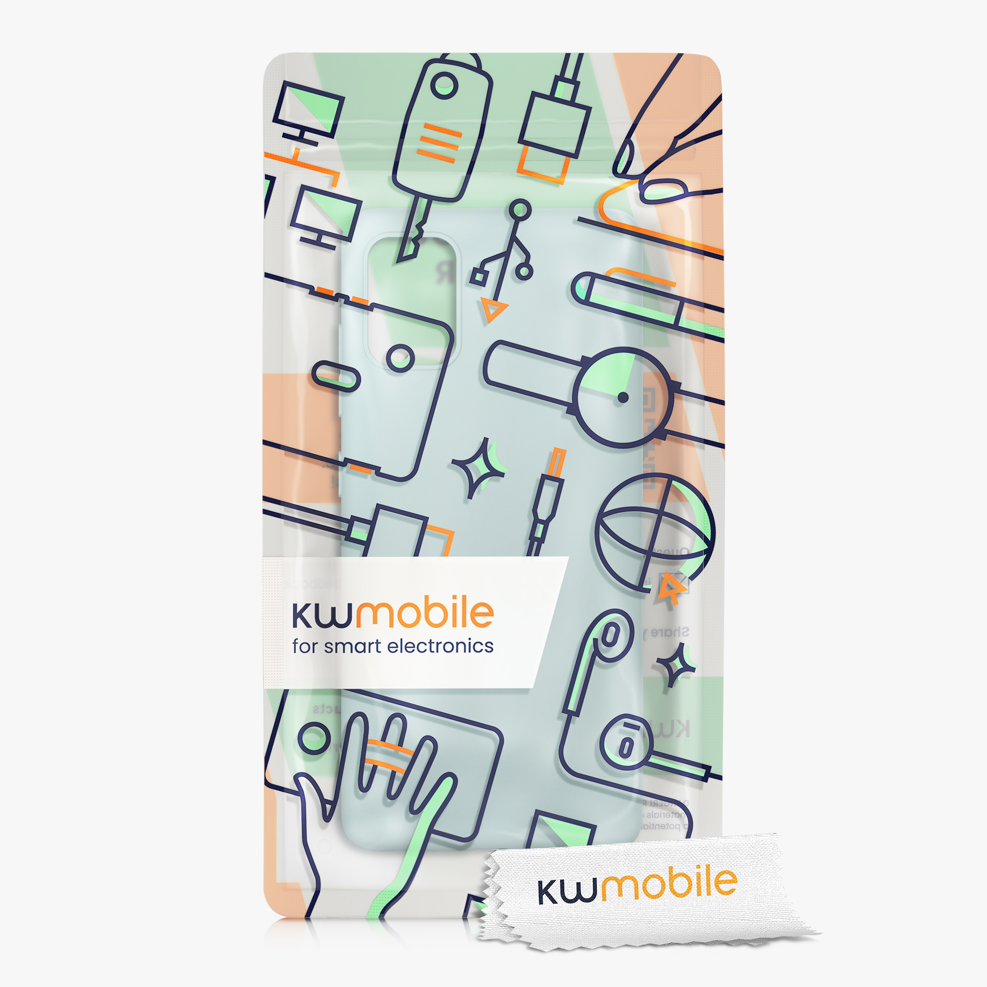 Kryt na mobil Samsung Galaxy A51 kwmobile TPU Chladná mátová