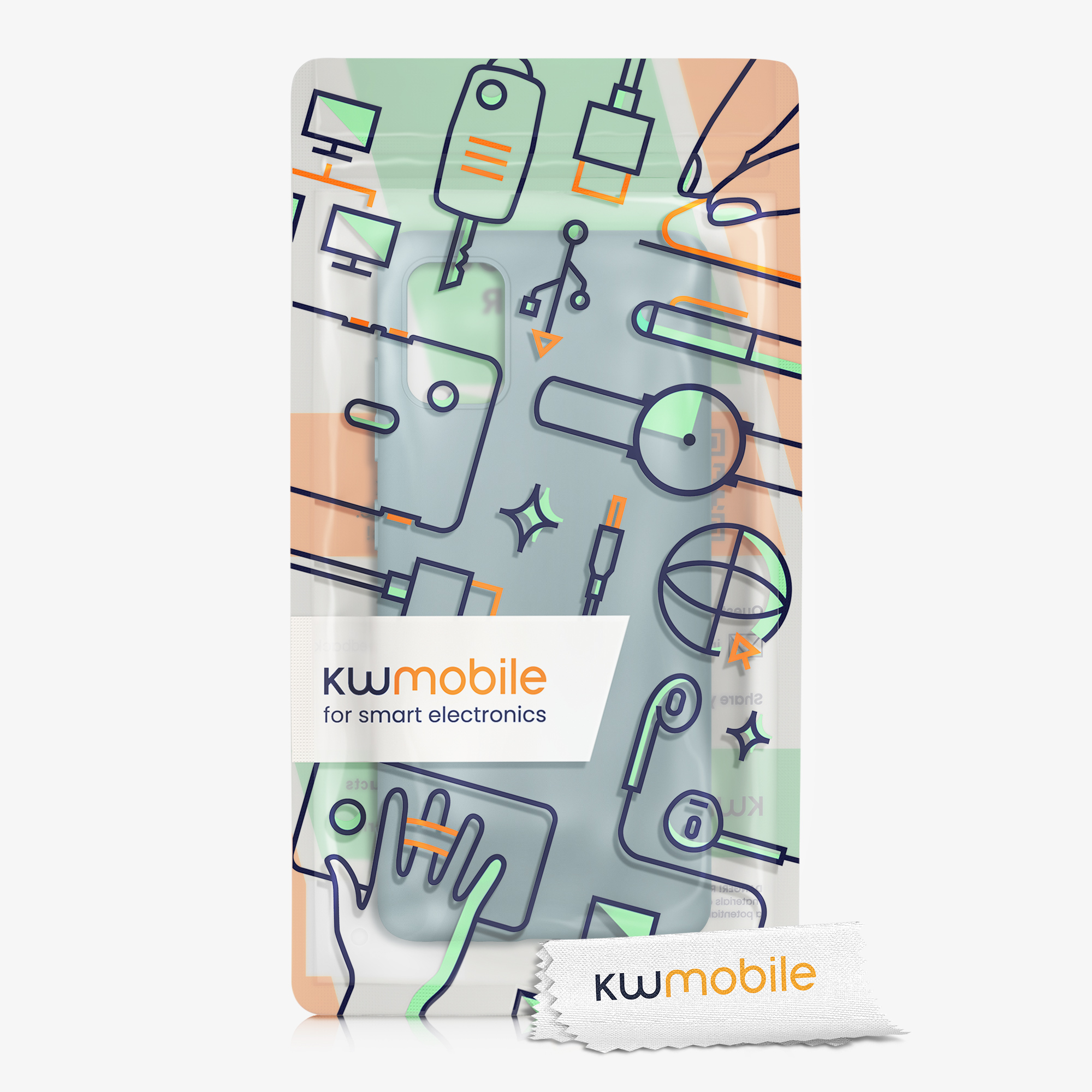 Kryt na mobil Samsung Galaxy A51 kwmobile TPU Antický kámen