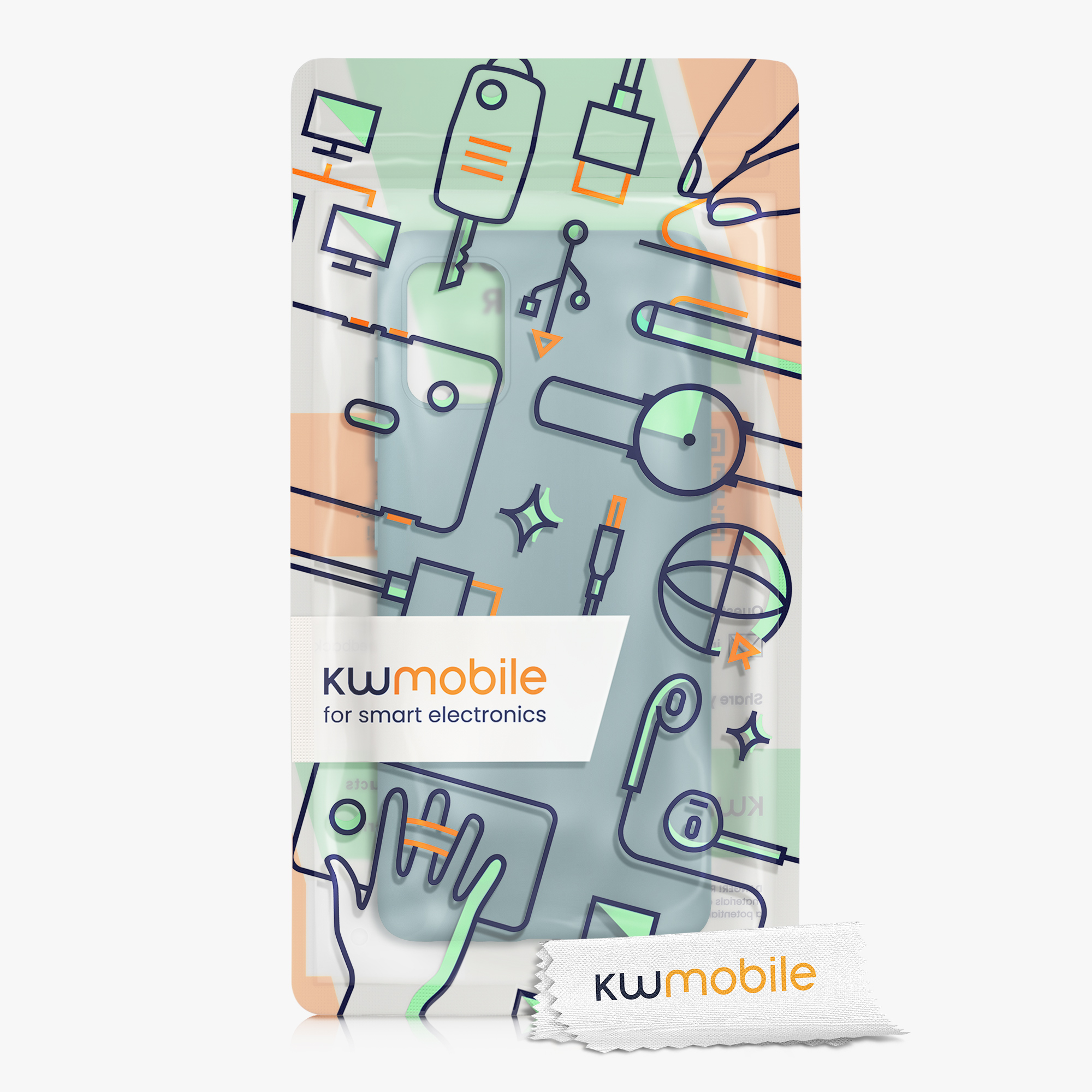 Kryt na mobil Samsung Galaxy A51 kwmobile TPU Arktická noc