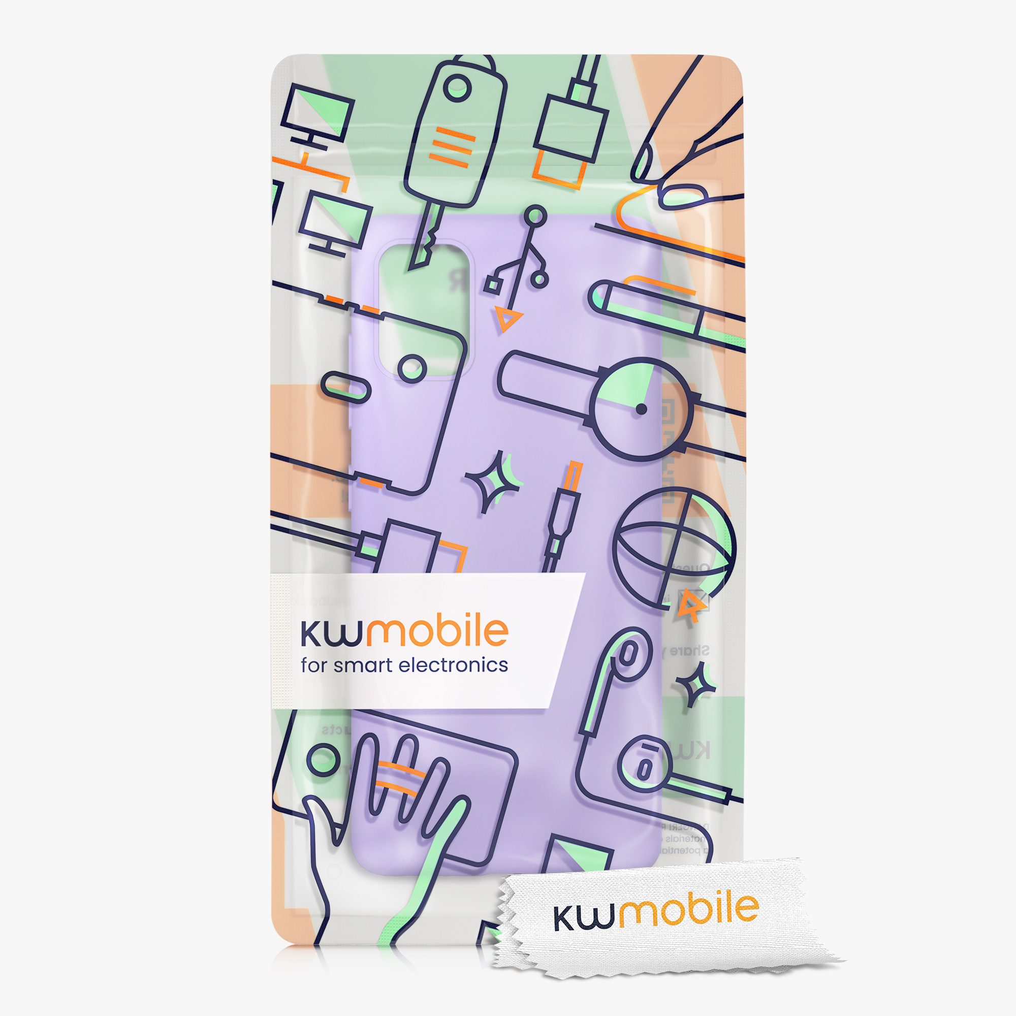 Kryt na mobil Samsung Galaxy A51 kwmobile TPU Fialová