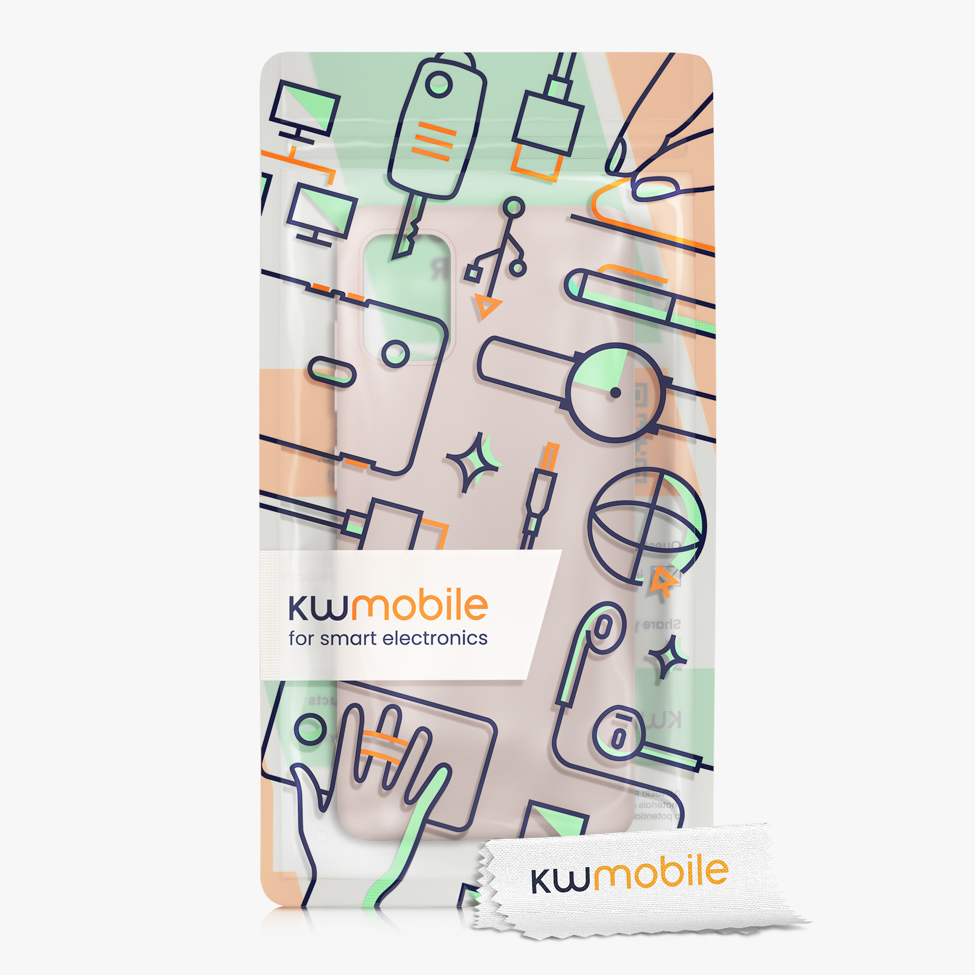 Kryt na mobil Samsung Galaxy A51 kwmobile TPU Kokosový vír