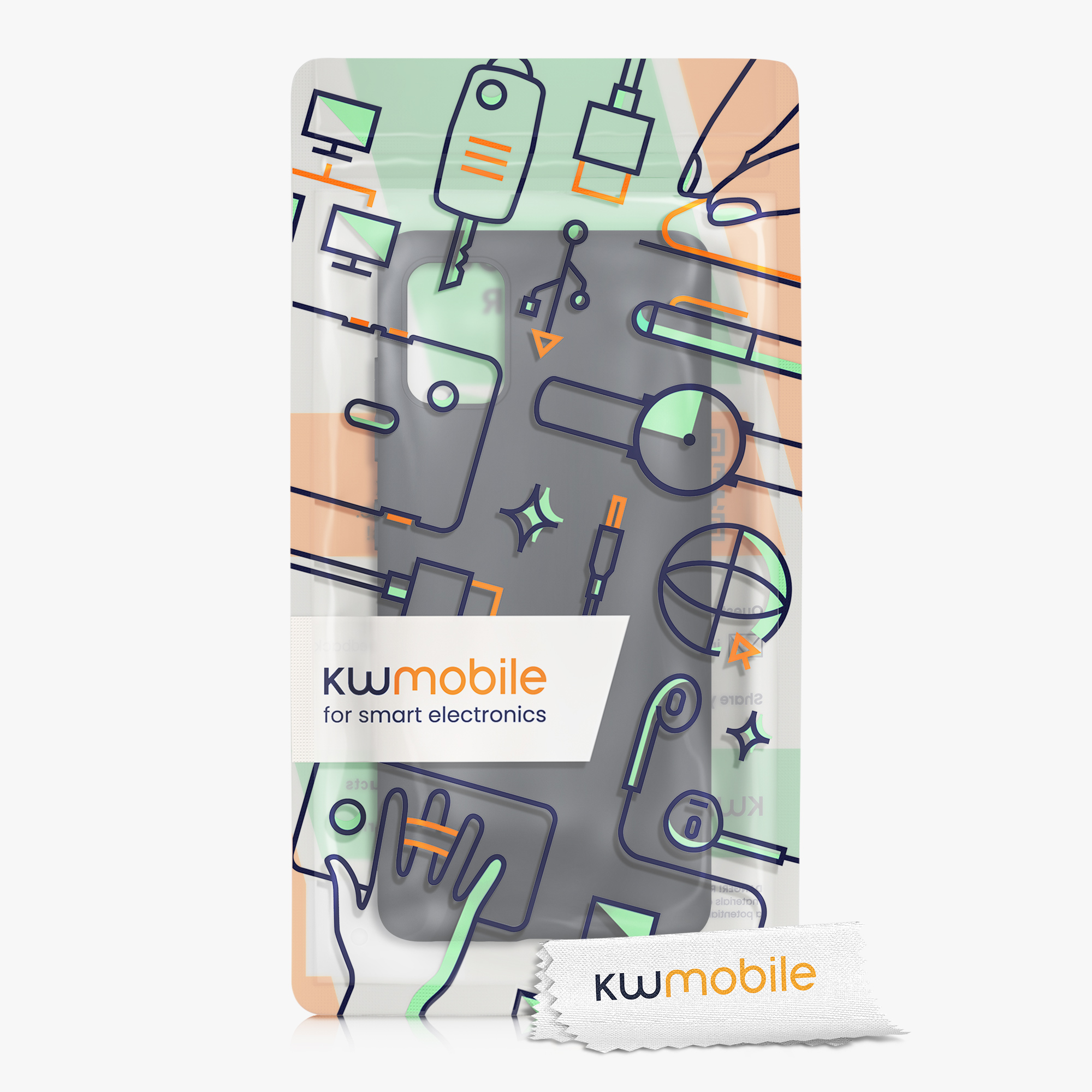 Kryt na mobil Samsung Galaxy A51 kwmobile TPU Tmavě modrá