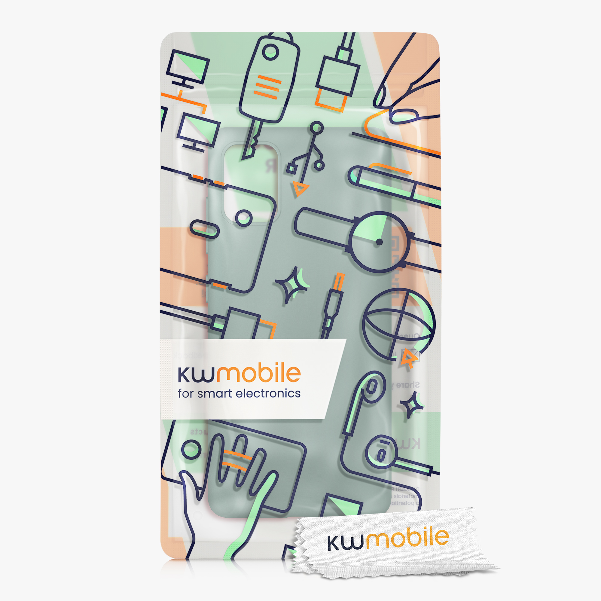 Kryt na mobil Samsung Galaxy A51 kwmobile TPU Lesní zelená