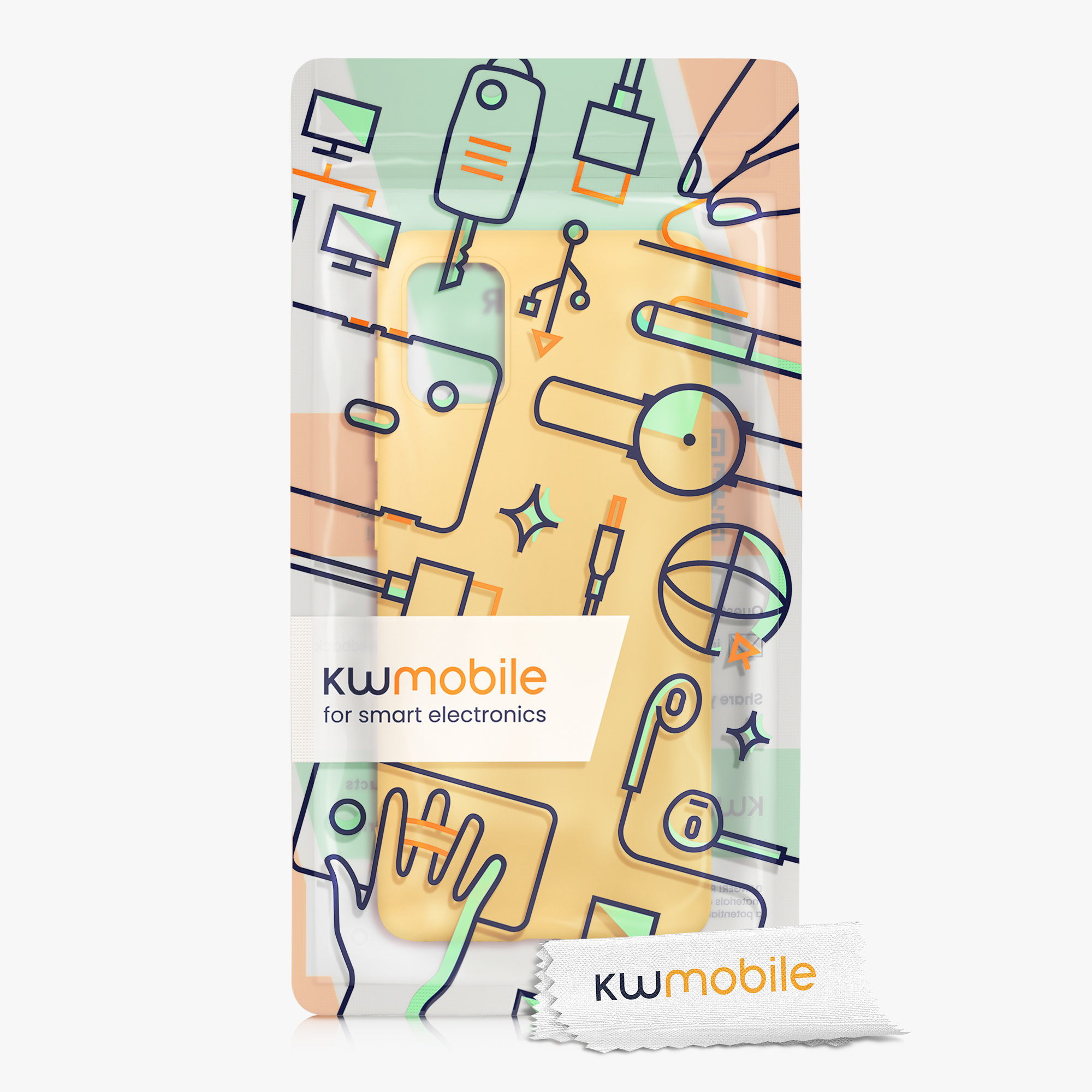 Kryt na mobil Samsung Galaxy A51 kwmobile TPU Medová žlutá