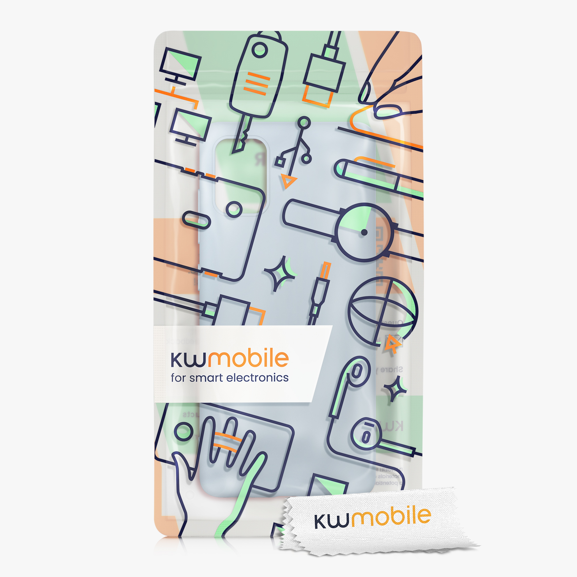 Kryt na mobil Samsung Galaxy A51 kwmobile TPU Light Blue Matte