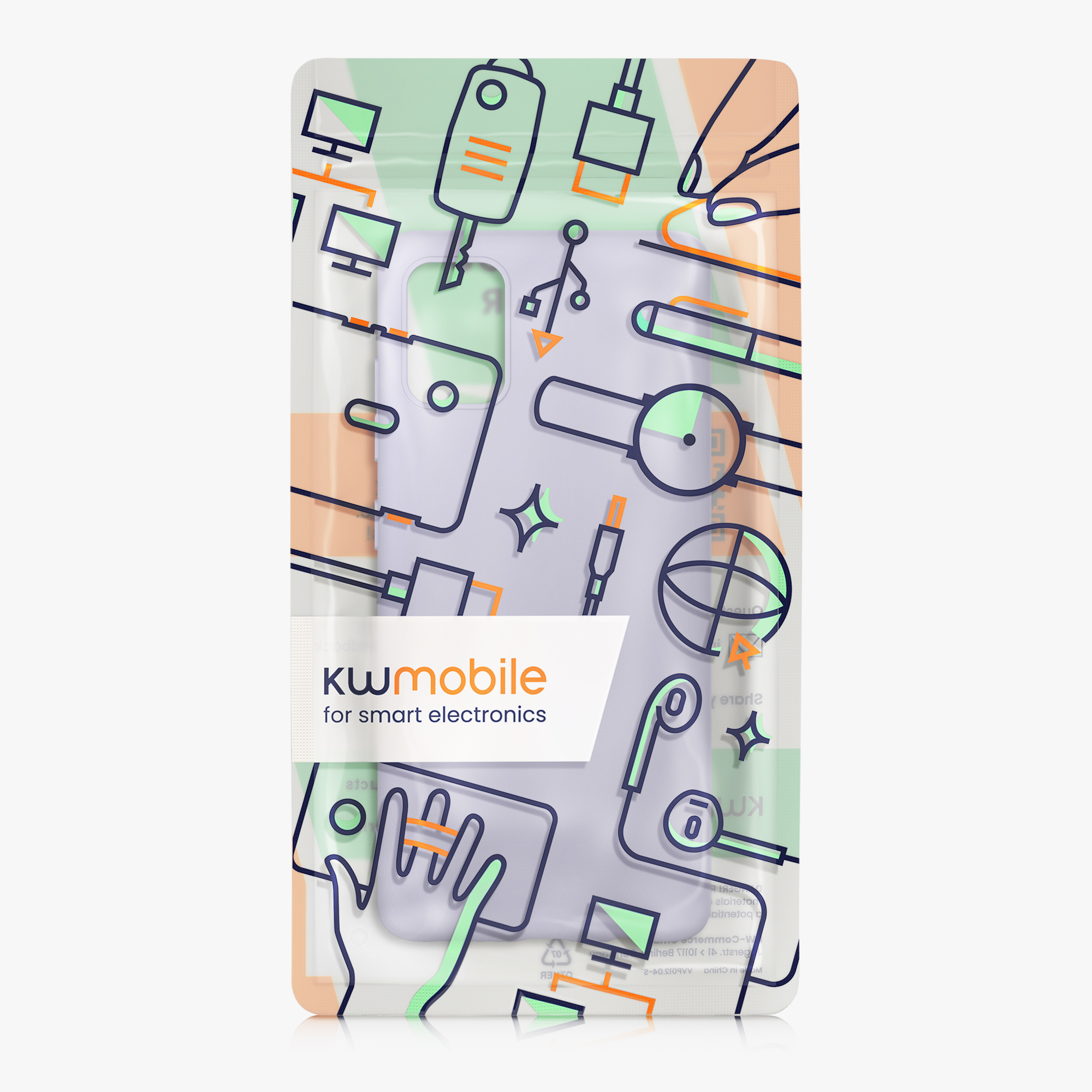 Kryt na mobil Samsung Galaxy A51 kwmobile TPU Světlá levandule