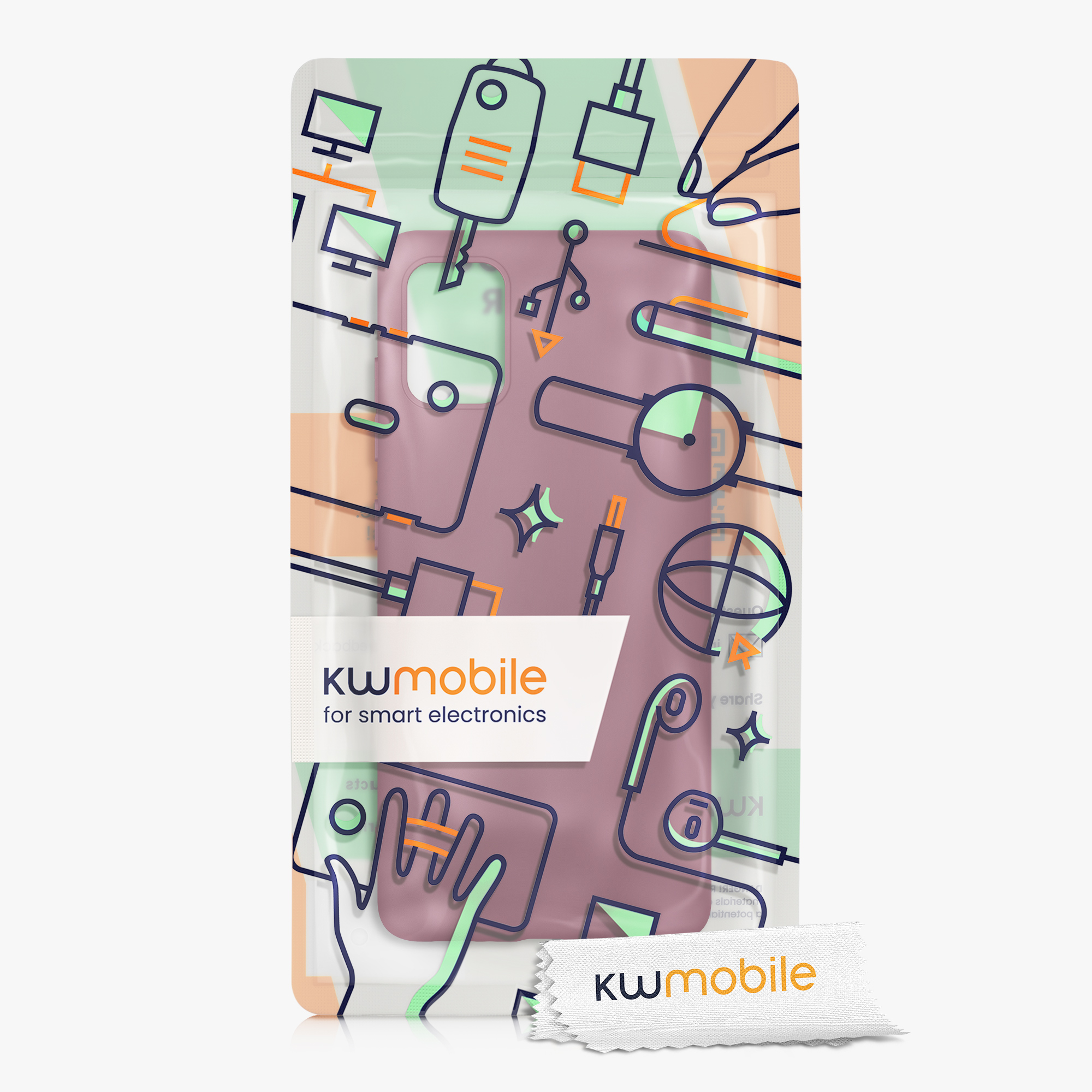 Kryt na mobil Samsung Galaxy A51 kwmobile TPU Purpurová magenta
