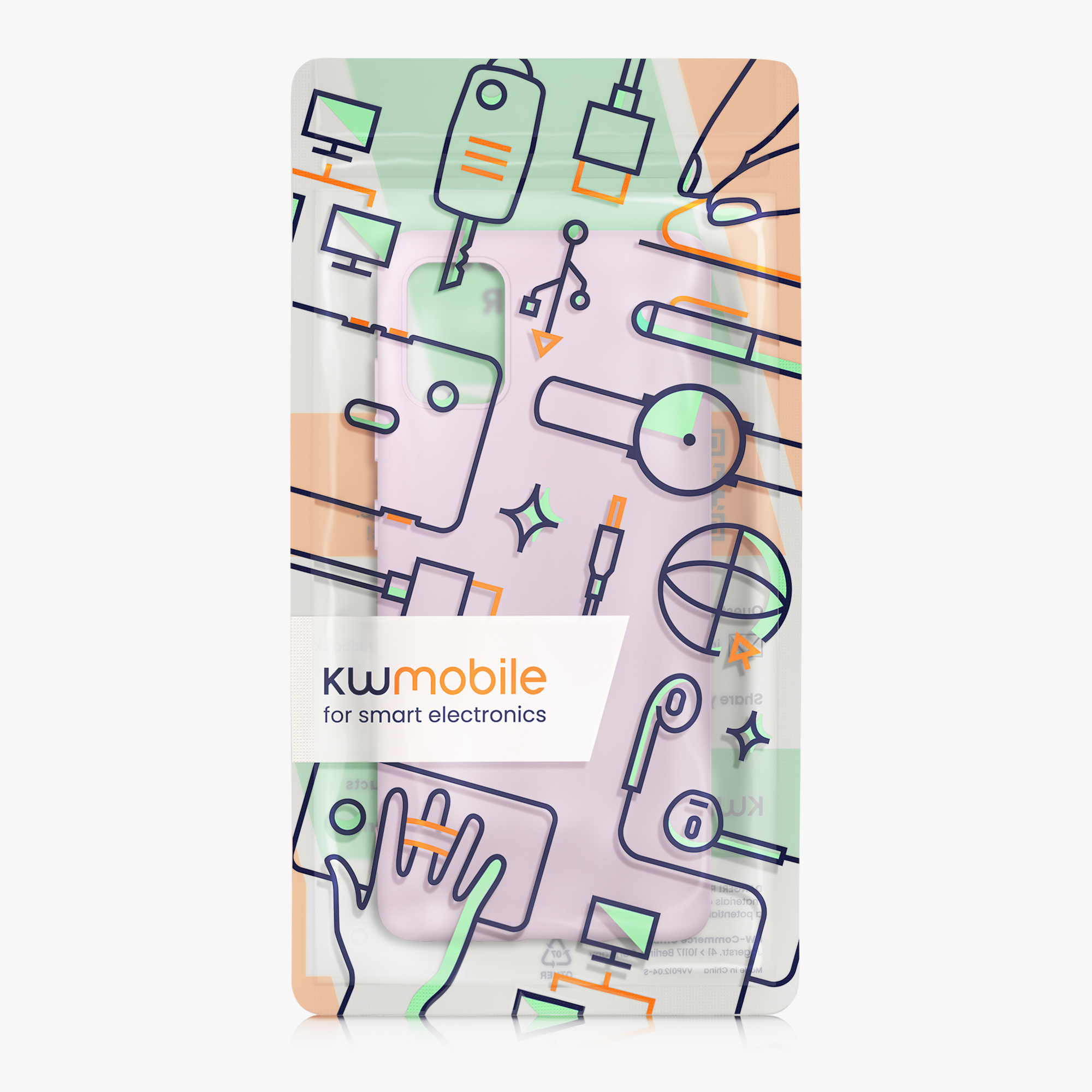 Kryt na mobil Samsung Galaxy A51 kwmobile TPU Nahá lila
