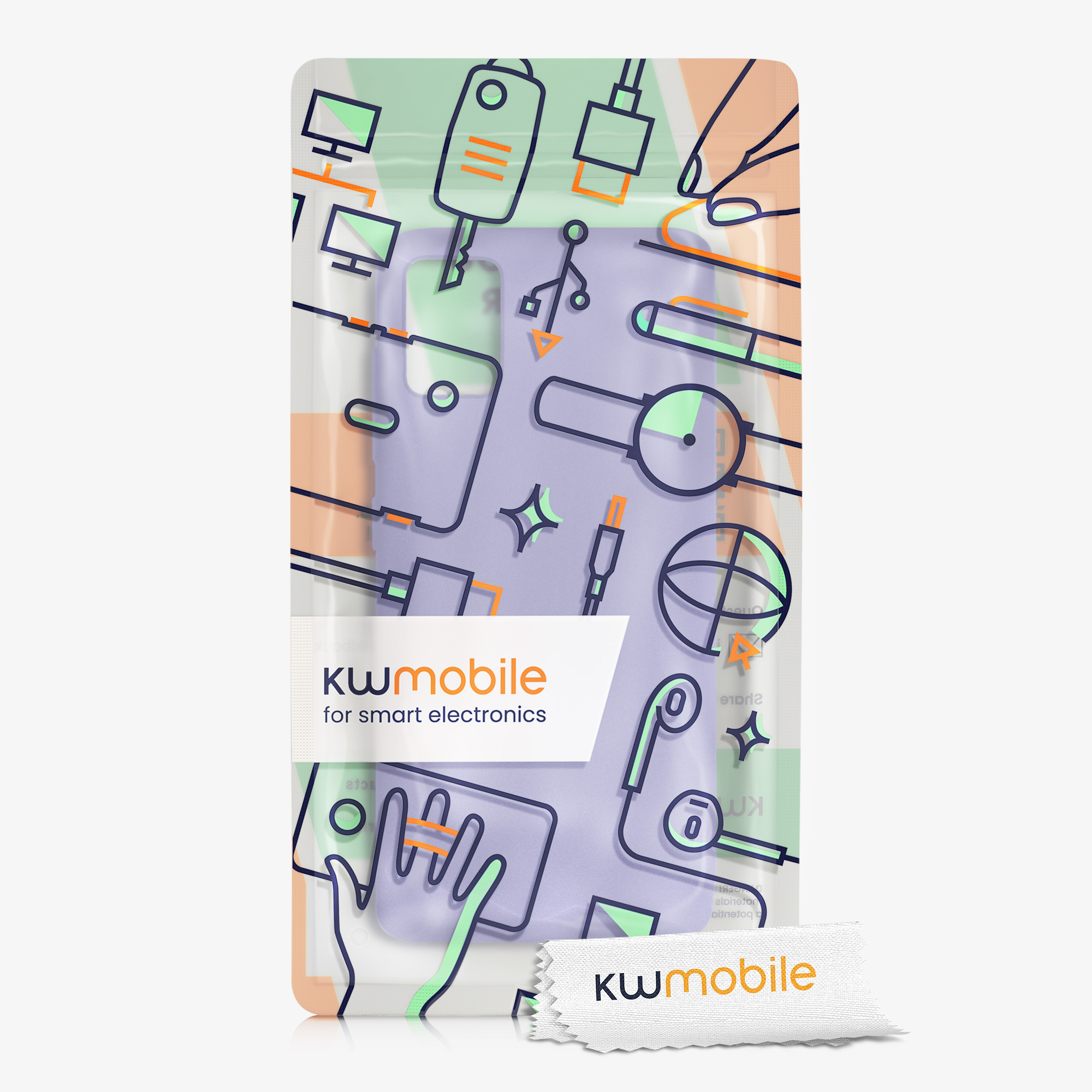 Kryt na mobil Samsung Galaxy A51 kwmobile TPU Levandulová