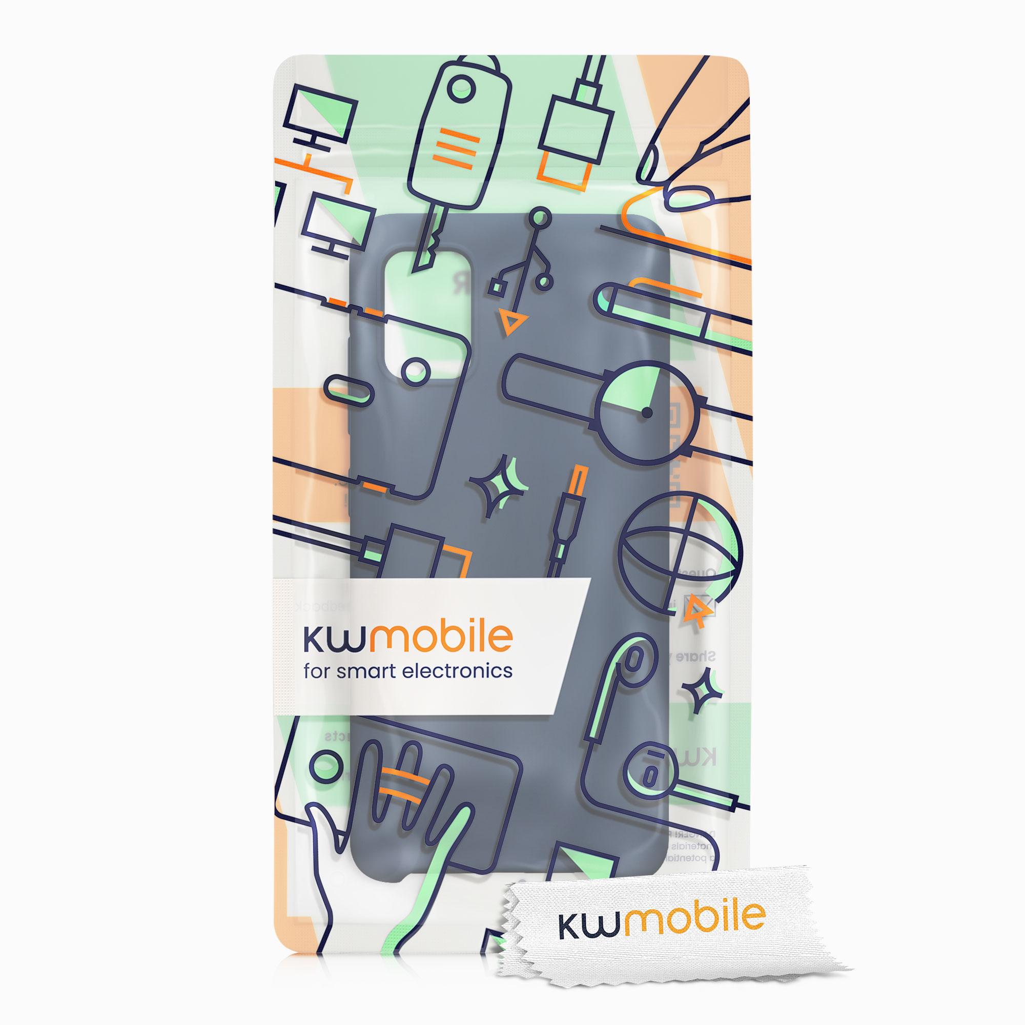 Kryt na mobil Samsung Galaxy A51 kwmobile TPU Námořnická modrá