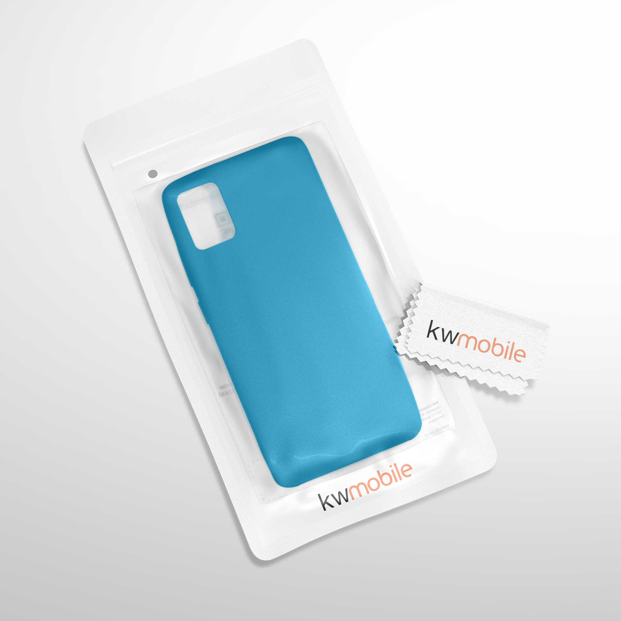 Kryt na mobil Samsung Galaxy A51 kwmobile TPU Karibská modrá