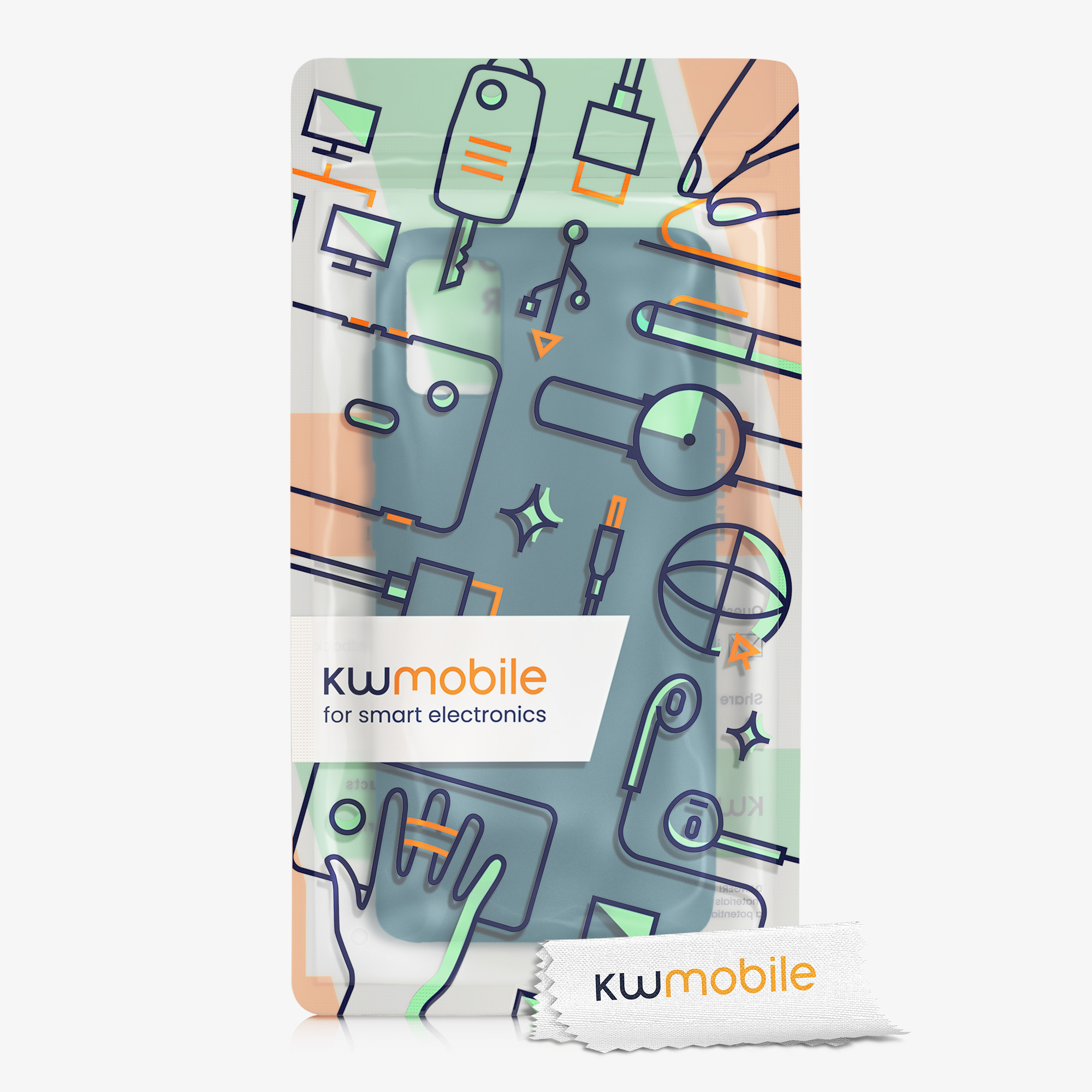 Kryt na mobil Samsung Galaxy A51 kwmobile TPU Matná petrolejová