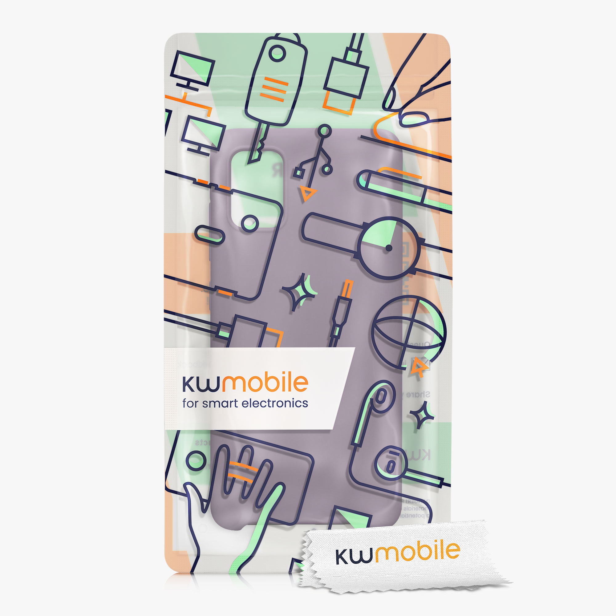 Kryt na mobil Samsung Galaxy A51 kwmobile TPU Bledá iris
