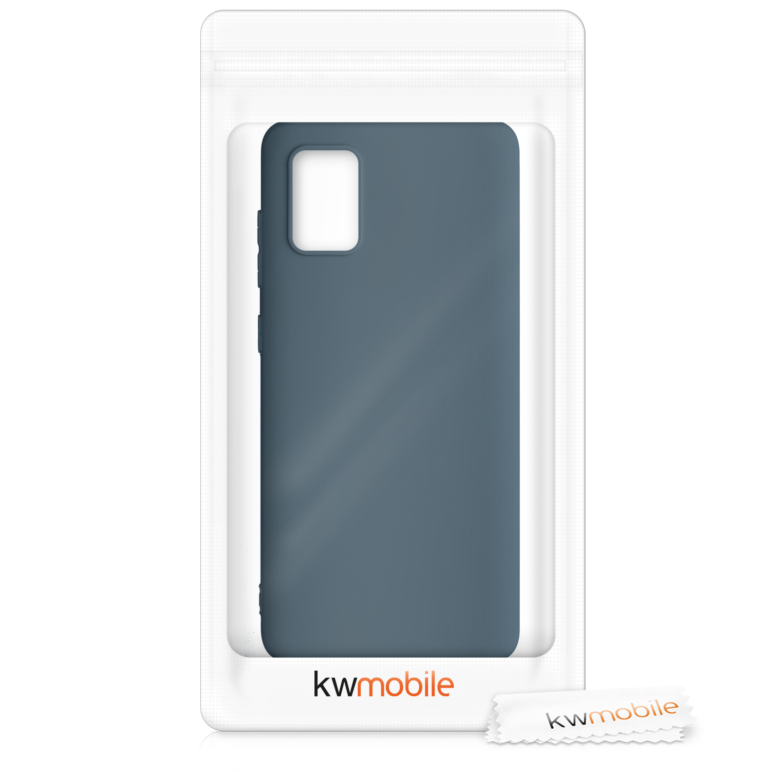 Kryt na mobil Samsung Galaxy A71 kwmobile TPU tmavě břidlicový
