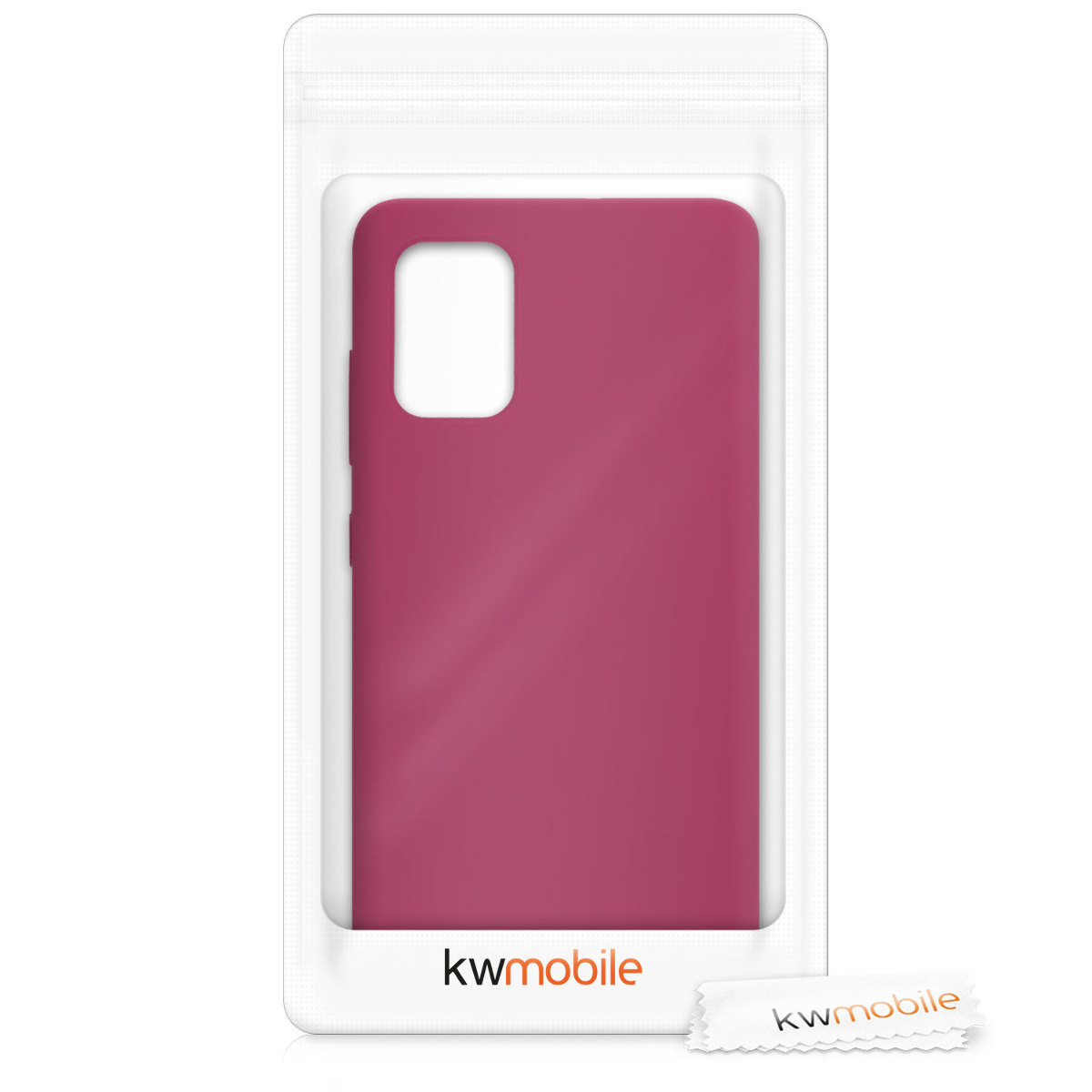 Kryt na mobil Samsung Galaxy A71 kwmobile TPU červený