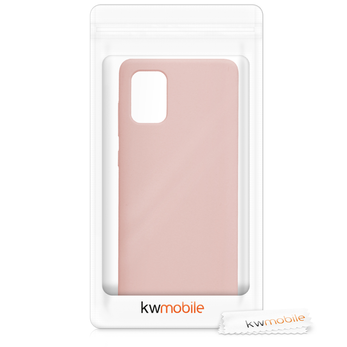Kryt na mobil Samsung Galaxy A71 kwmobile TPU matně starorůžový