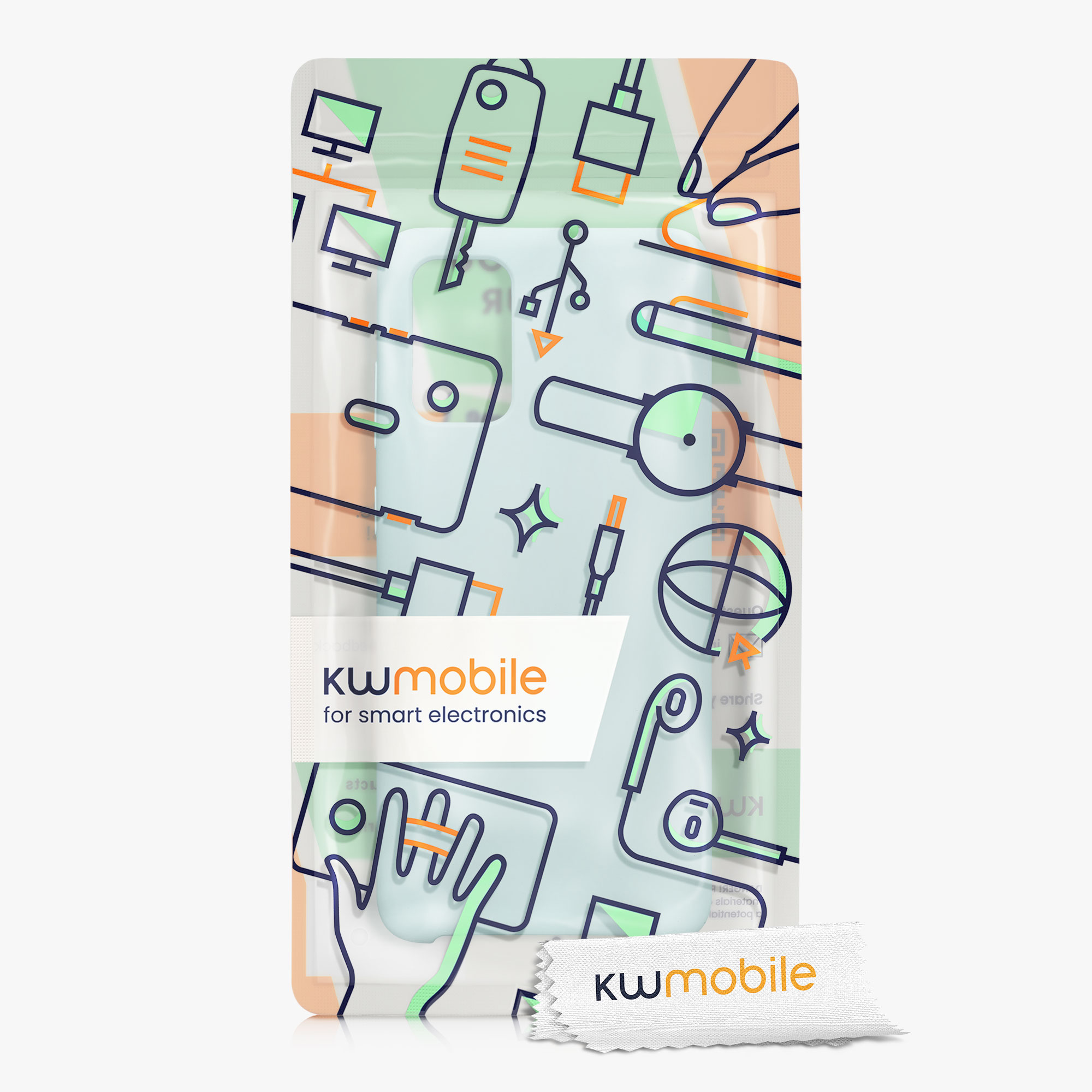 Kryt na mobil Samsung Galaxy S20 Plus kwmobile TPU mintový