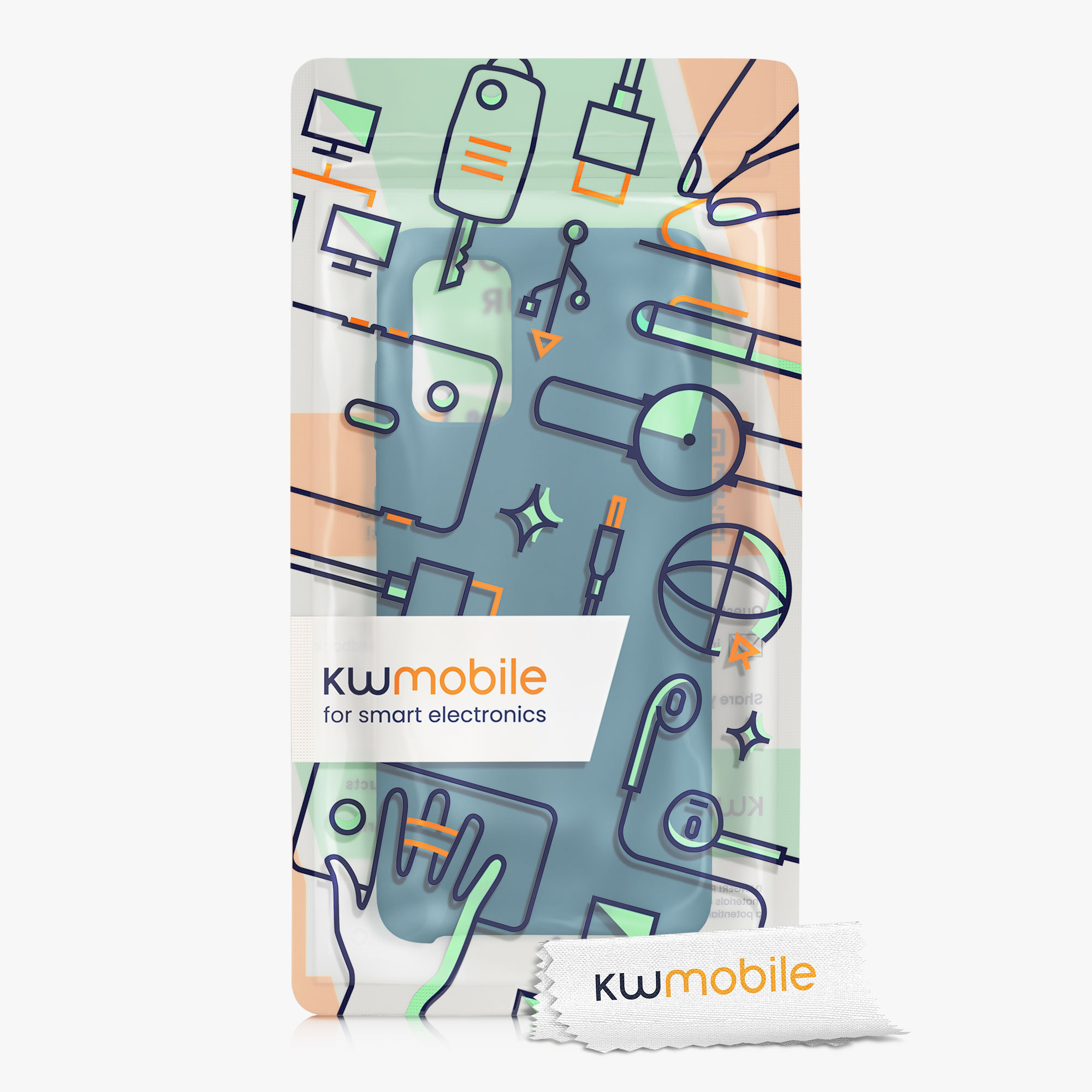 Kryt na mobil Samsung Galaxy S20 Plus kwmobile TPU matně petrolejový