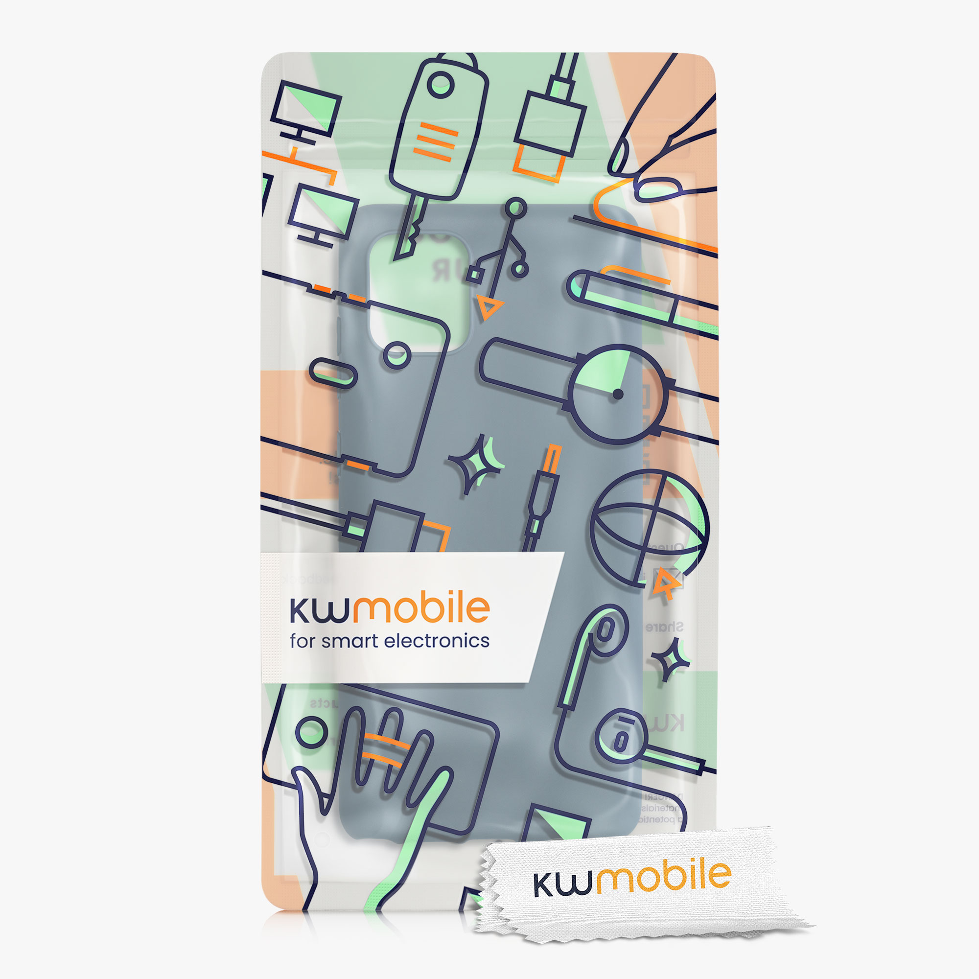 Kryt na mobil Samsung Galaxy Note 10 Lite kwmobile TPU tmavě břidlicový