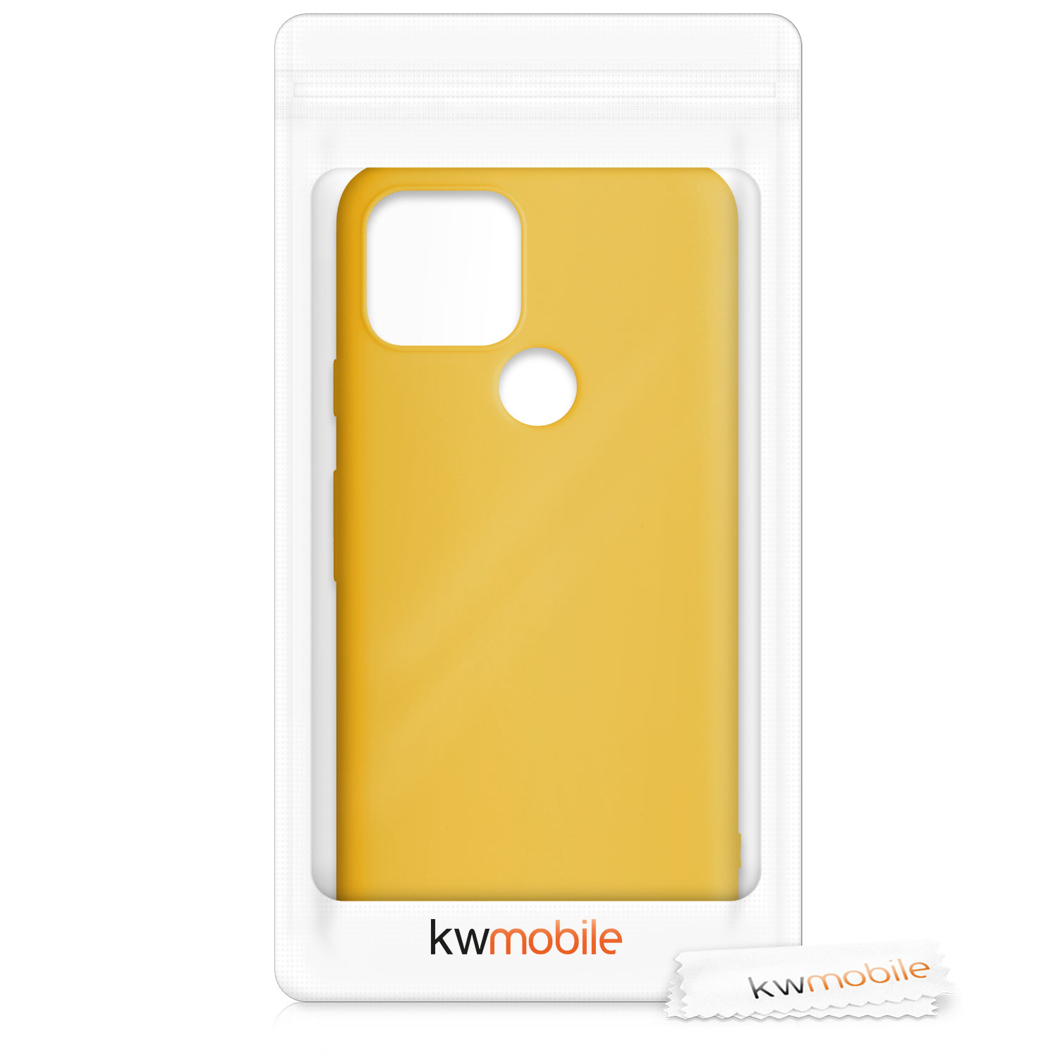Zadní kryt kwmobile pro Google Pixel 5 - medově žlutá