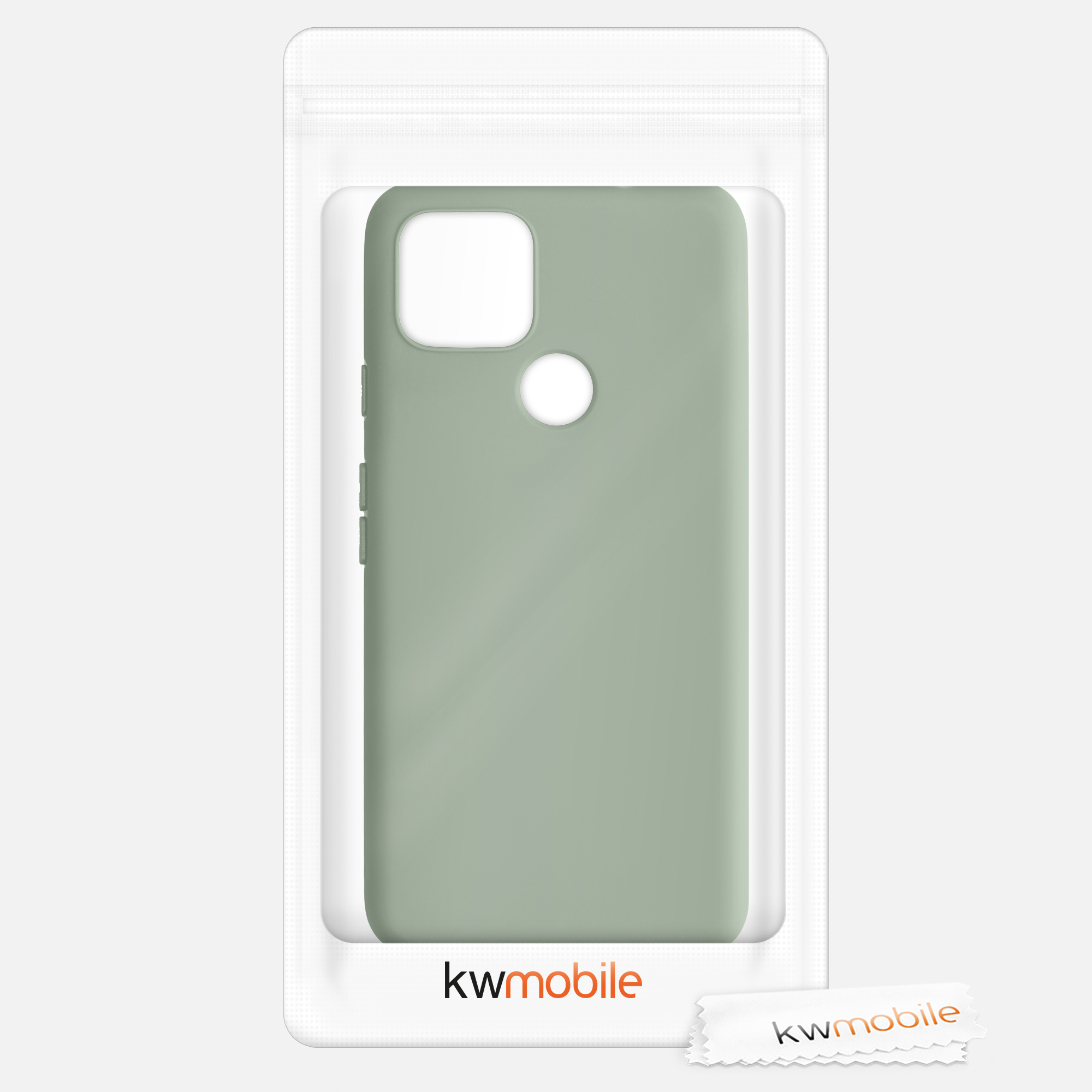 Zadní kryt kwmobile pro Google Pixel 4a - šedozelená