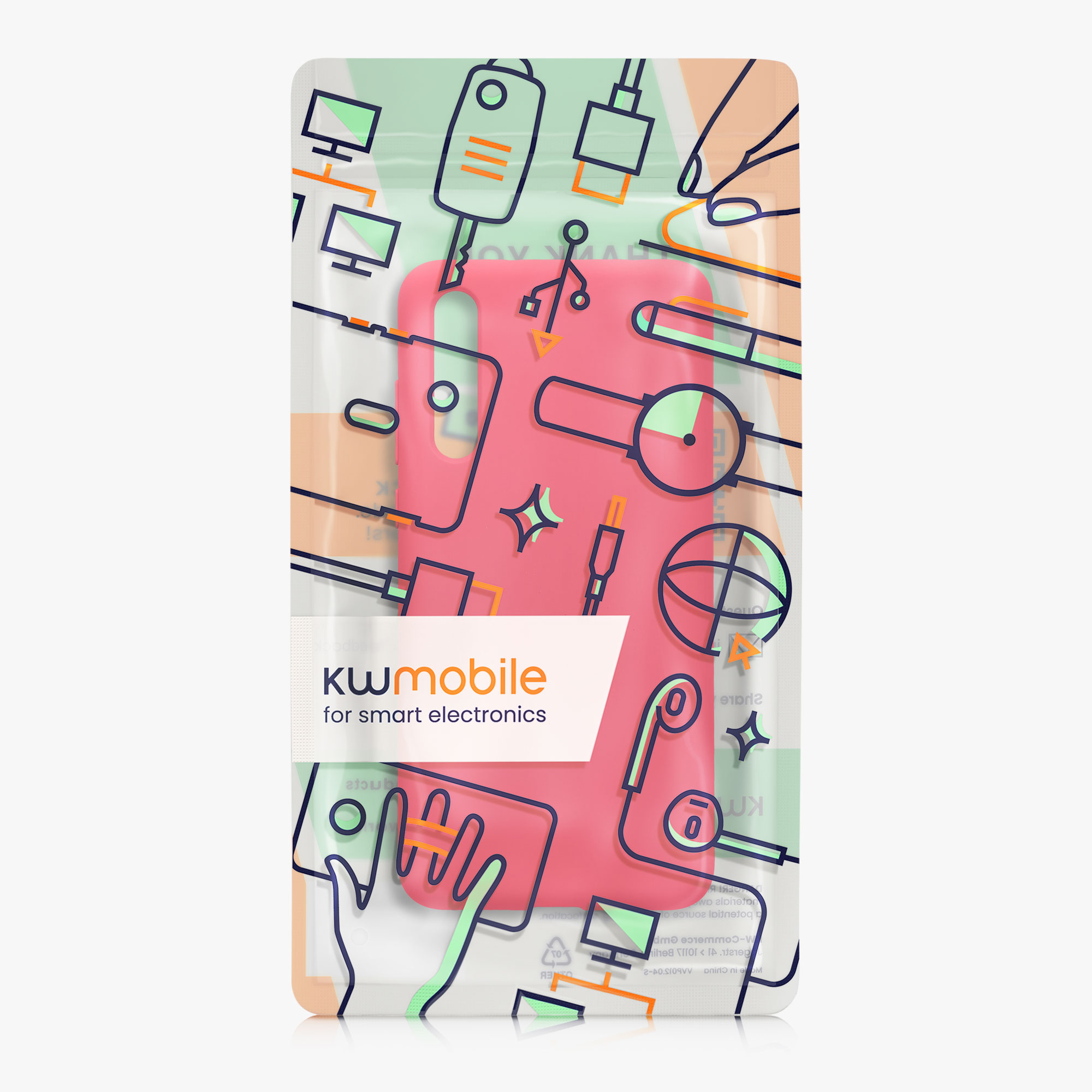 Kryt kwmobile Huawei P20 Pro, neonově růžová