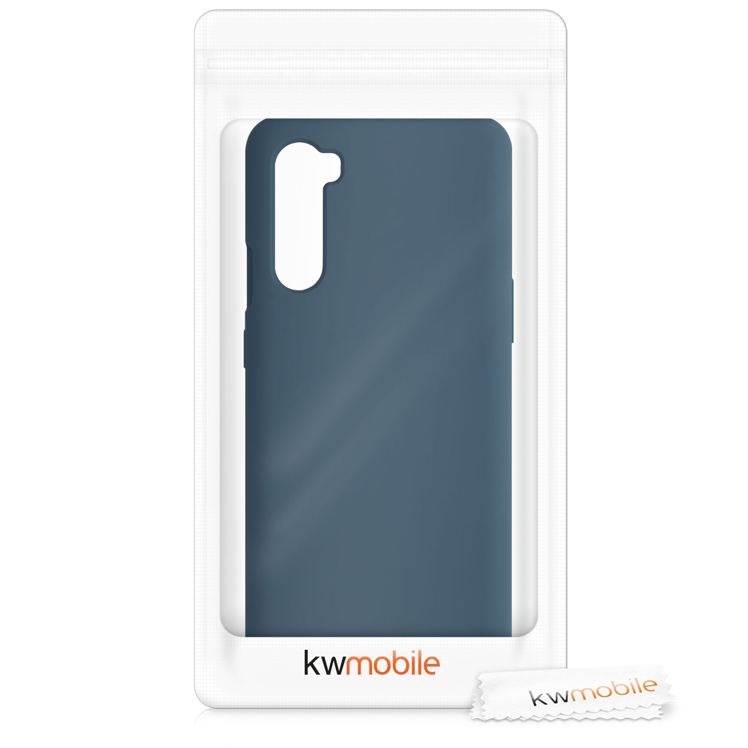 Kwmobile Silikonový kryt OnePlus Nord tmavě šedá