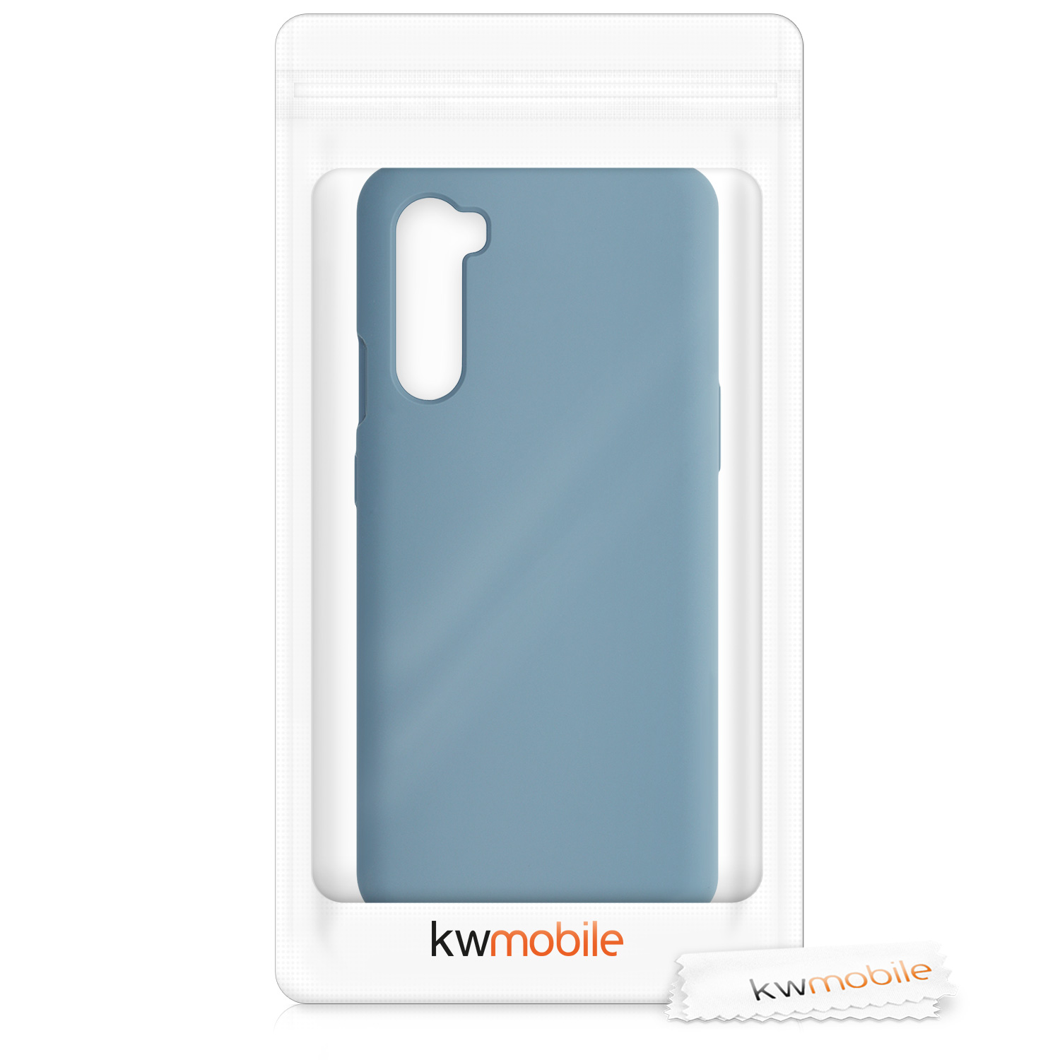 Kwmobile Silikonový kryt OnePlus Nord antik stone