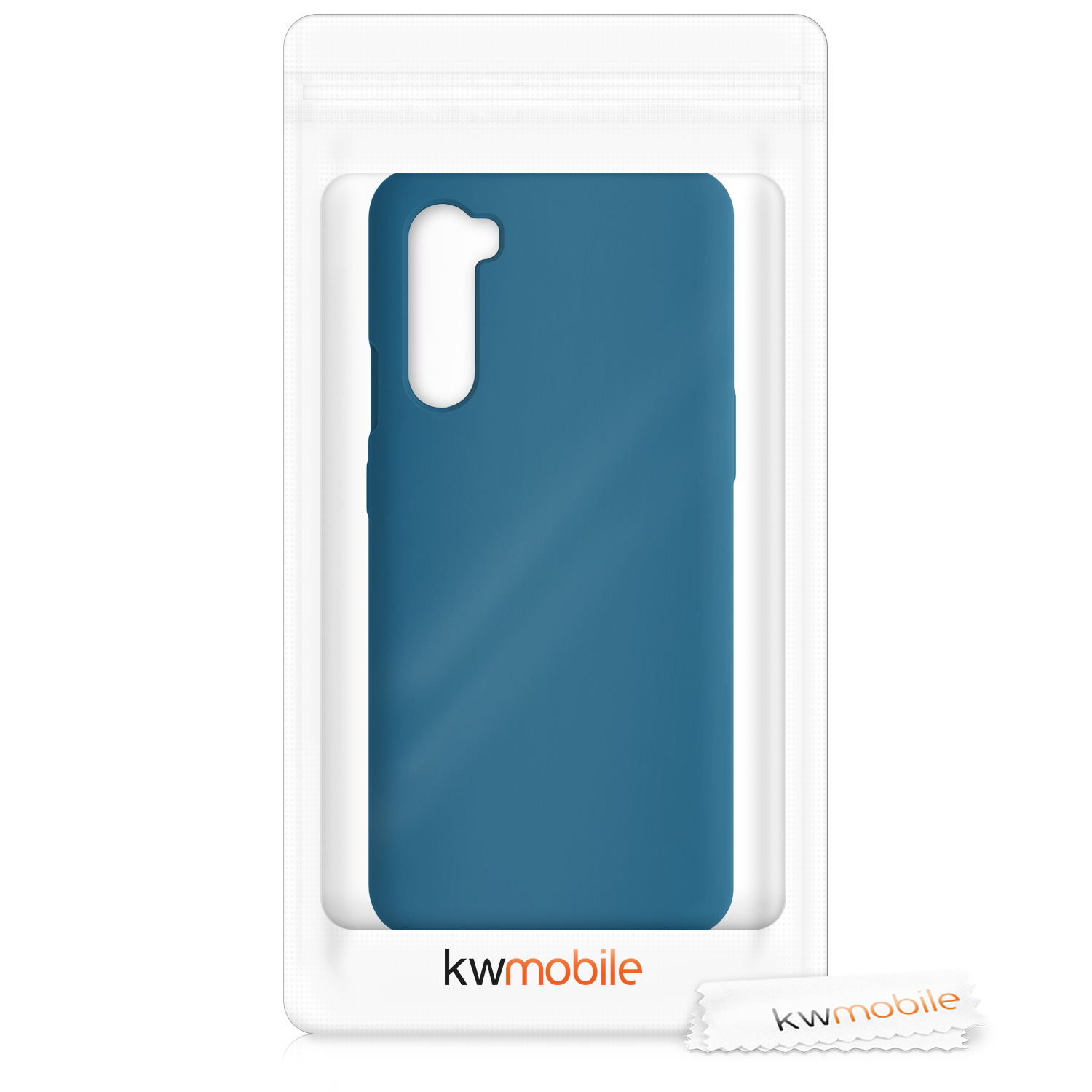 Kwmobile Silikonový kryt OnePlus Nord matná petrolejová