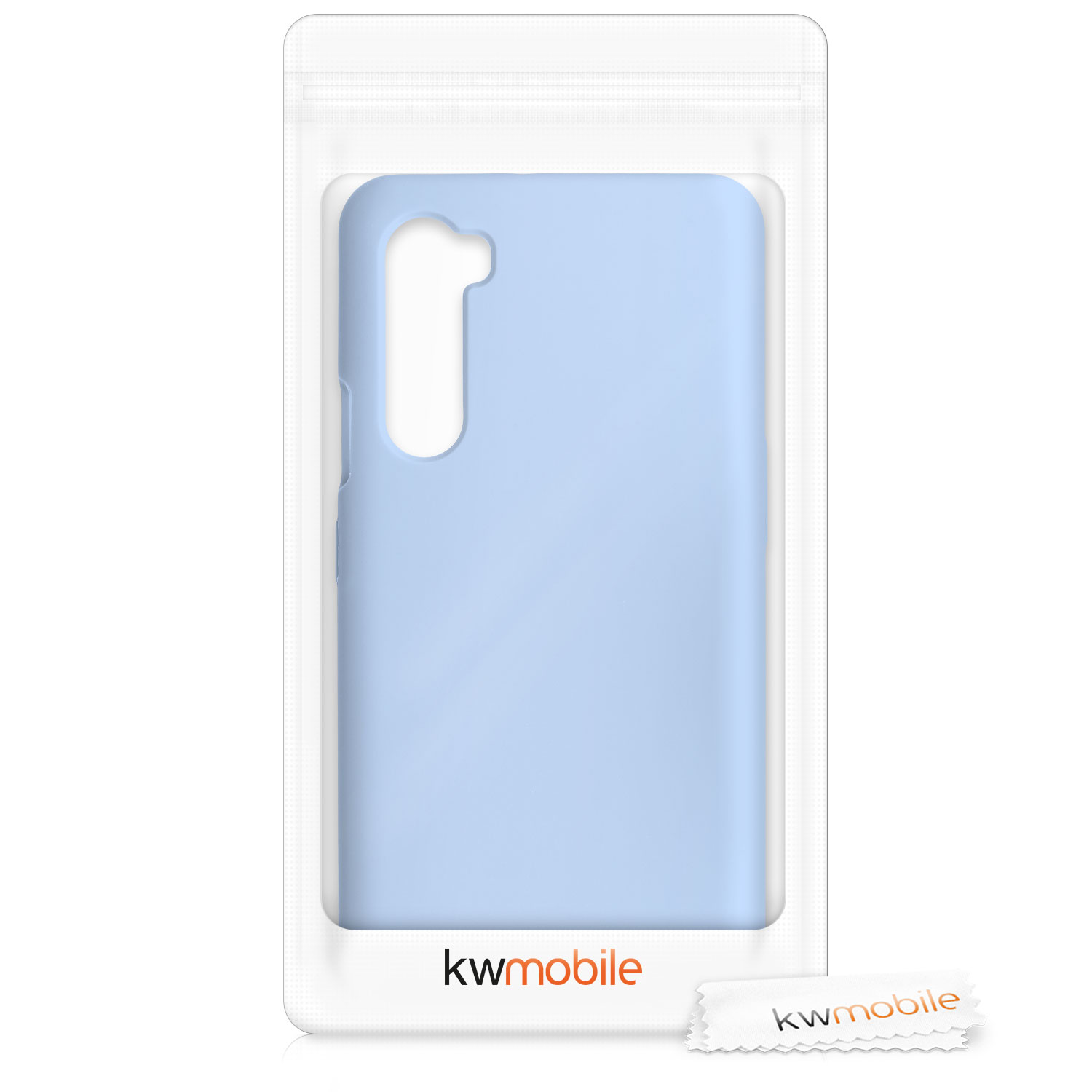 Kwmobile Silikonový kryt OnePlus Nord matná světle modrá