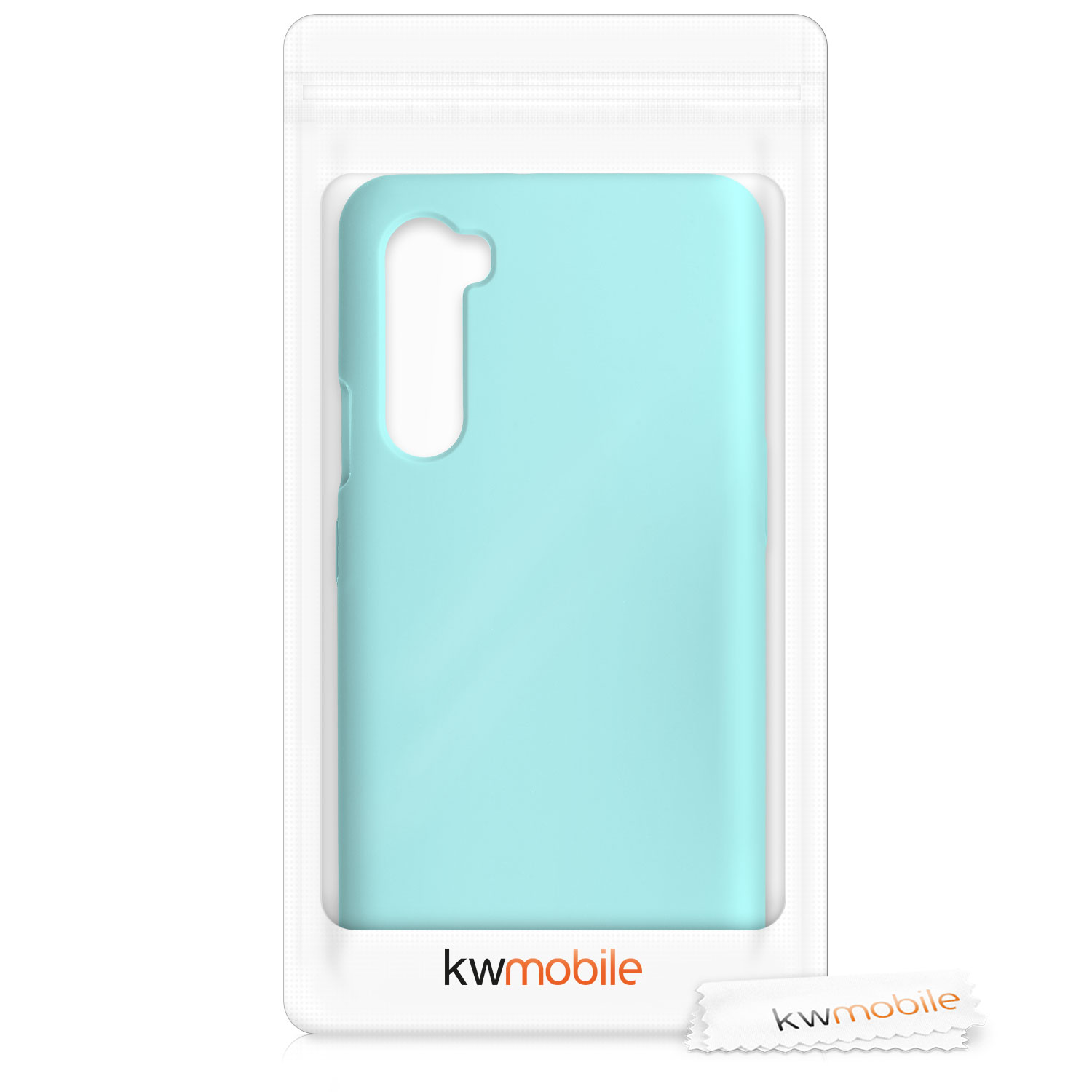 Kwmobile Silikonový kryt OnePlus Nord mintová