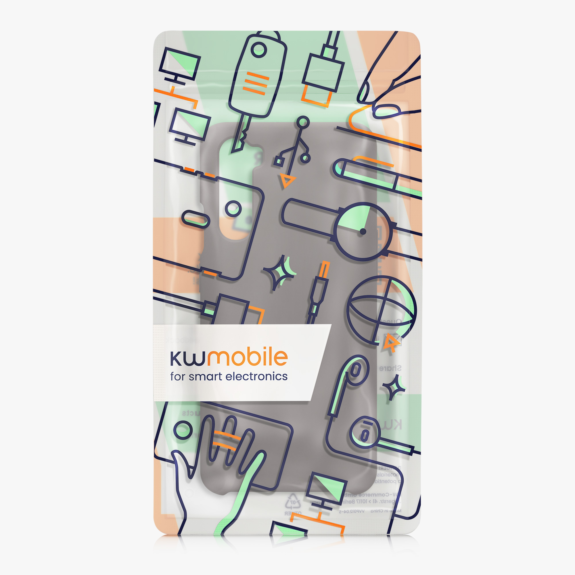 Kwmobile Silikonový kryt OnePlus Nord pískově šedá