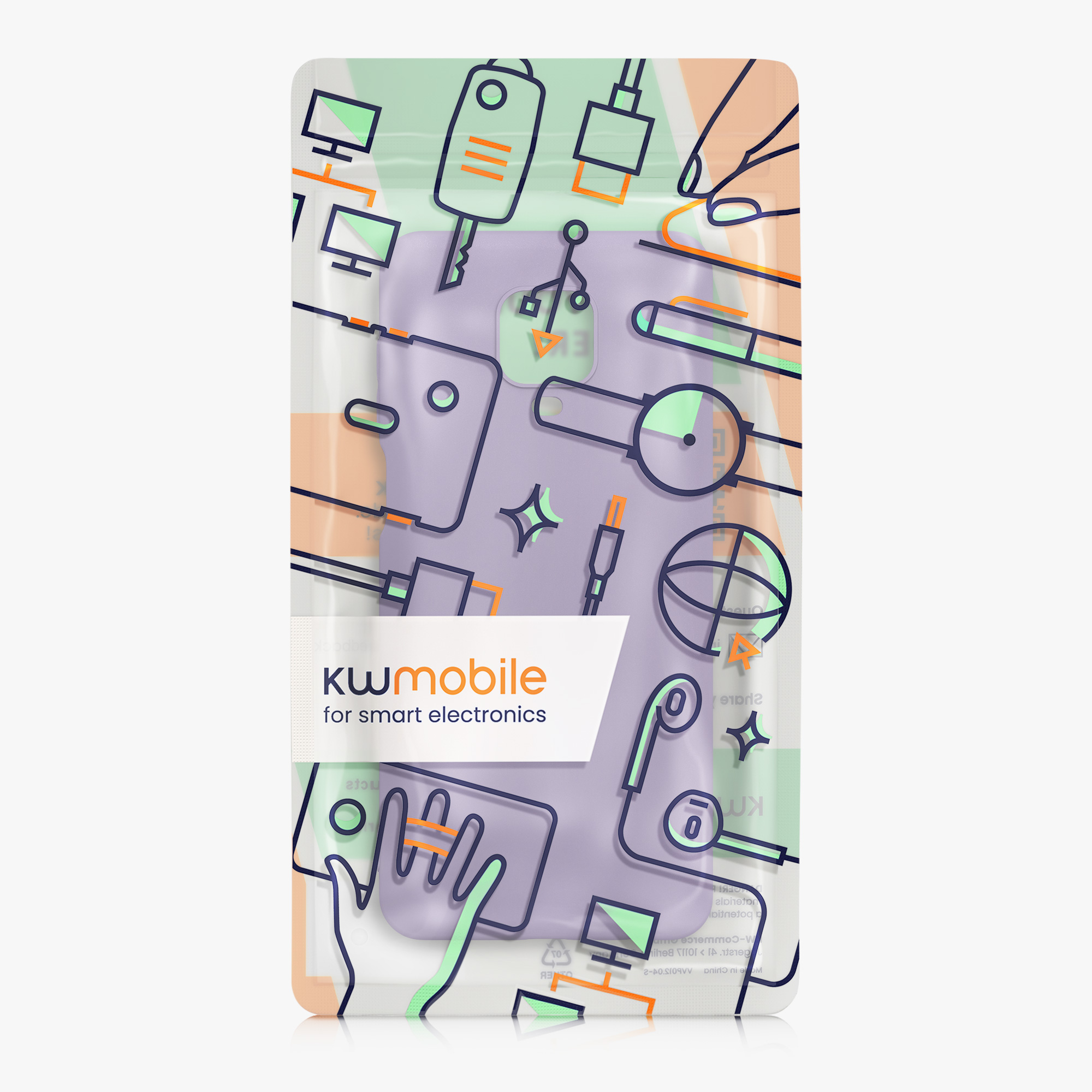 TPU kryt kwmobile pro Xiaomi Redmi Note 9S / 9 Pro / 9 Pro Max - fialová