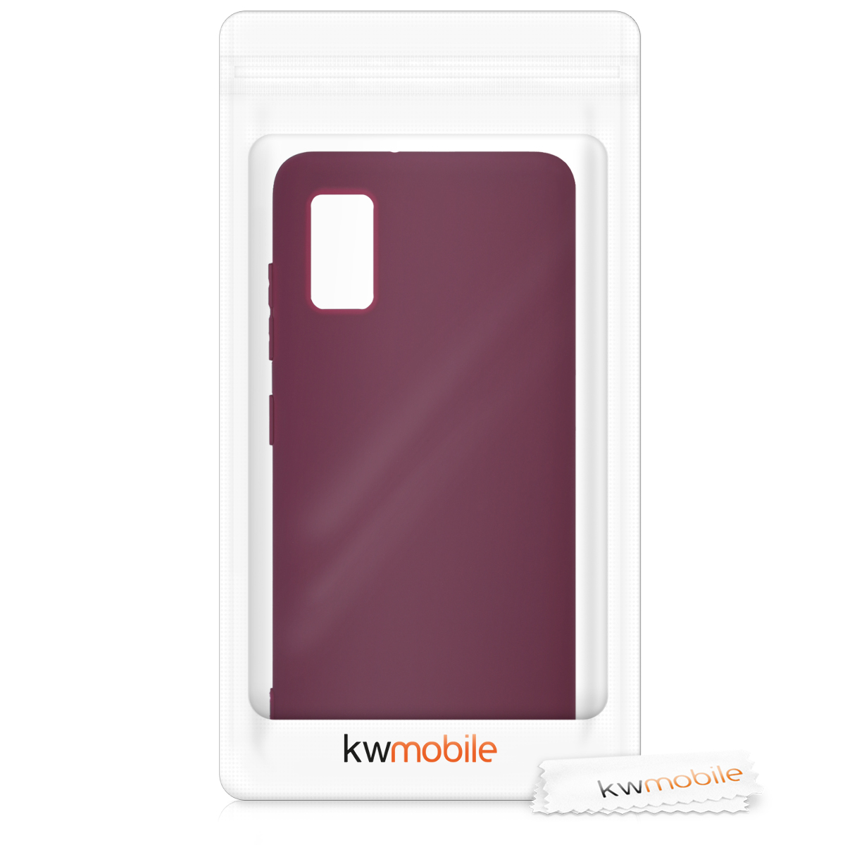 Kryt na mobil Samsung Galaxy A41 kwmobile TPU Bordeaux fialová