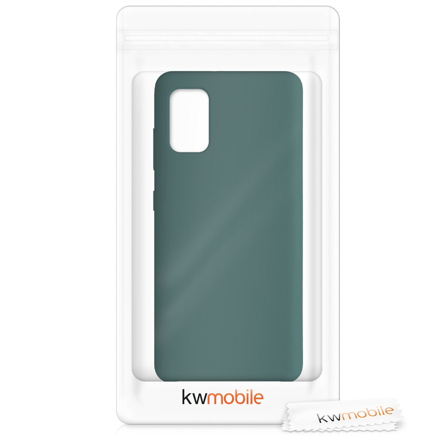 Kryt na mobil Samsung Galaxy A41 kwmobile TPU Mechová zelená