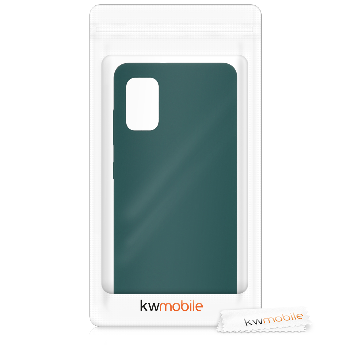 Kryt na mobil Samsung Galaxy A41 kwmobile TPU Tyrkysová zelená