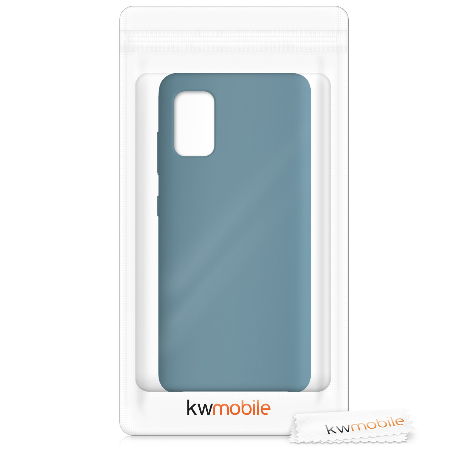 Kryt na mobil Samsung Galaxy A41 kwmobile TPU Arktická noc