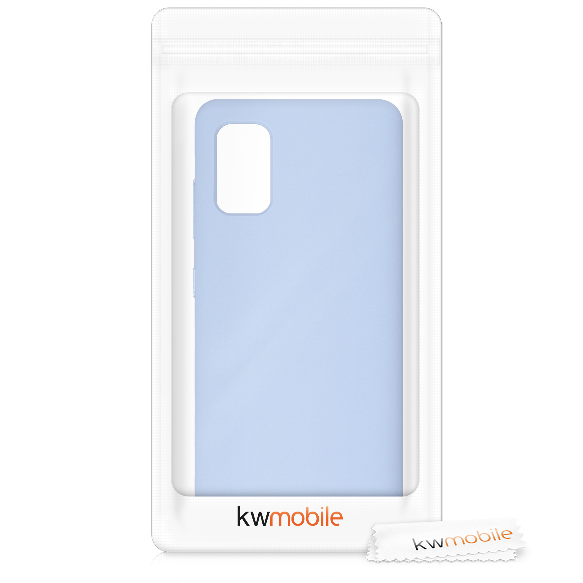Kryt na mobil Samsung Galaxy A41 kwmobile TPU Matná světle modrá