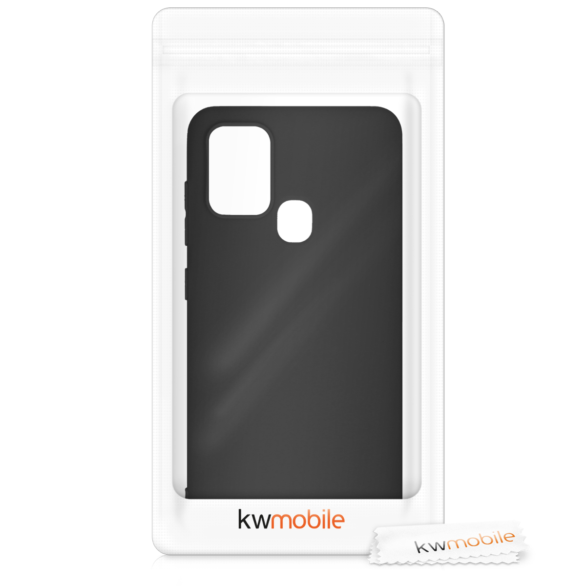 Kryt na mobil Samsung Galaxy A21s kwmobile TPU matně černý